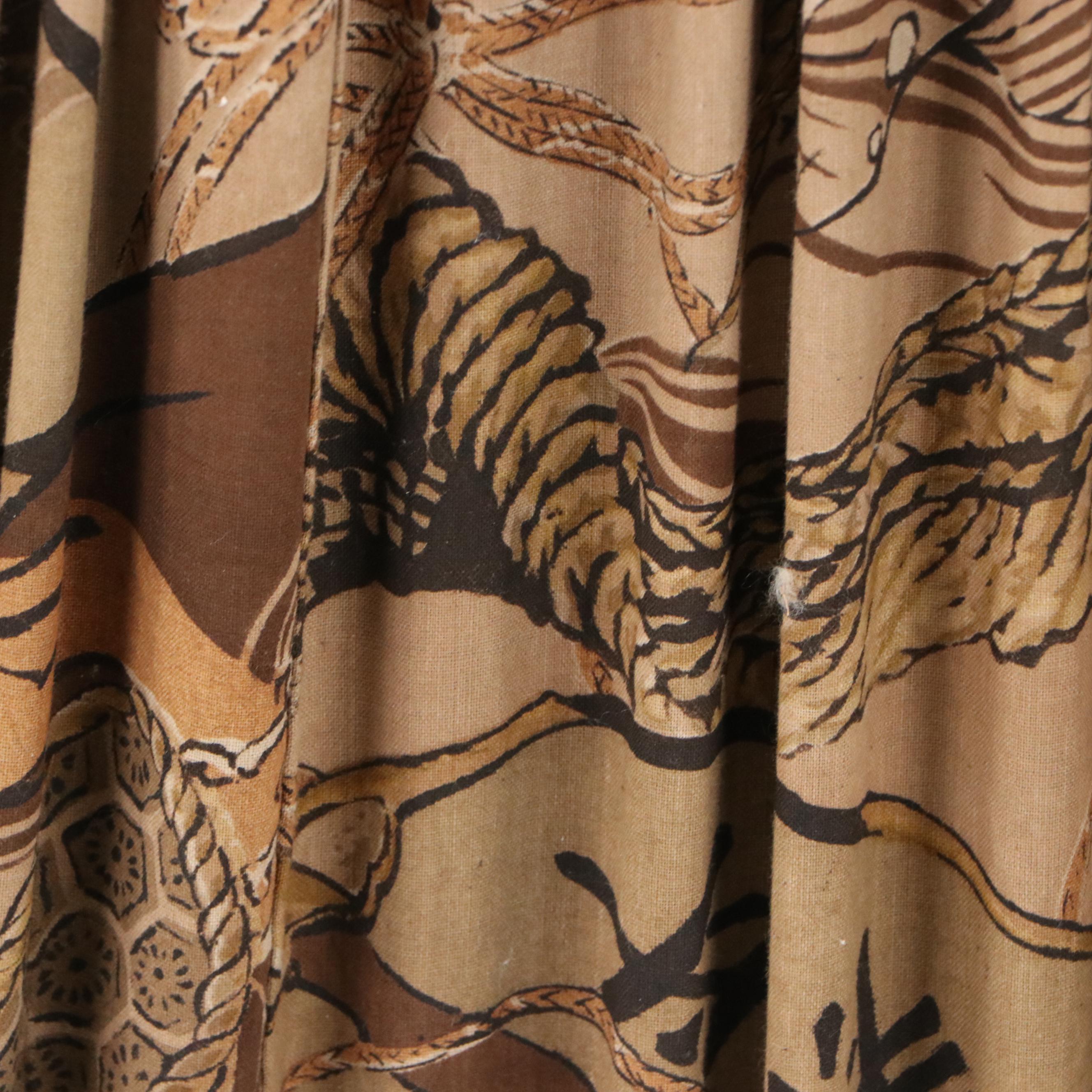 Japanese Tied Obi and Medallion Signed Display in Frame