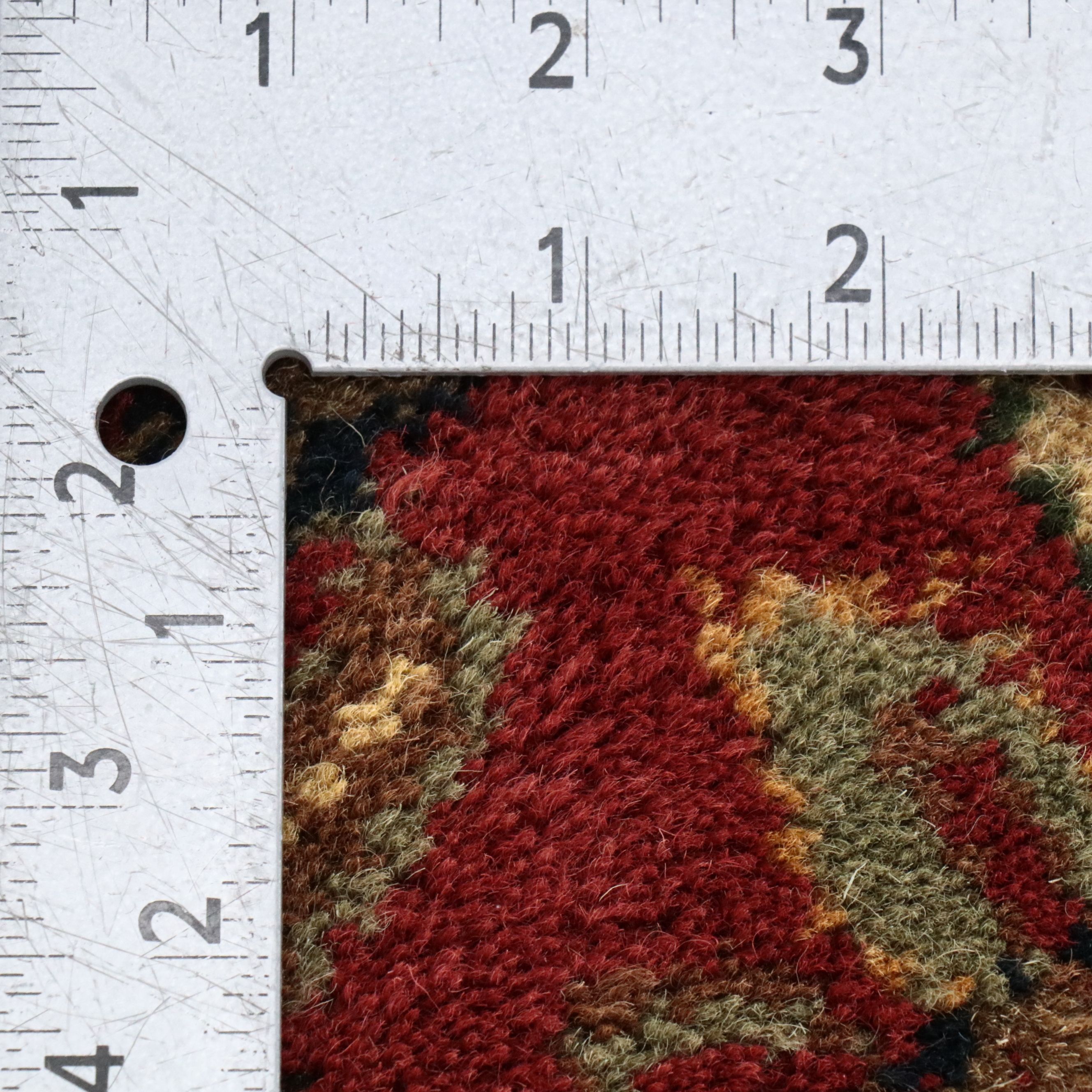 8'1 x 10'7 Hand-Tufted Indo-Persian Bakhtiari Style Area Rug