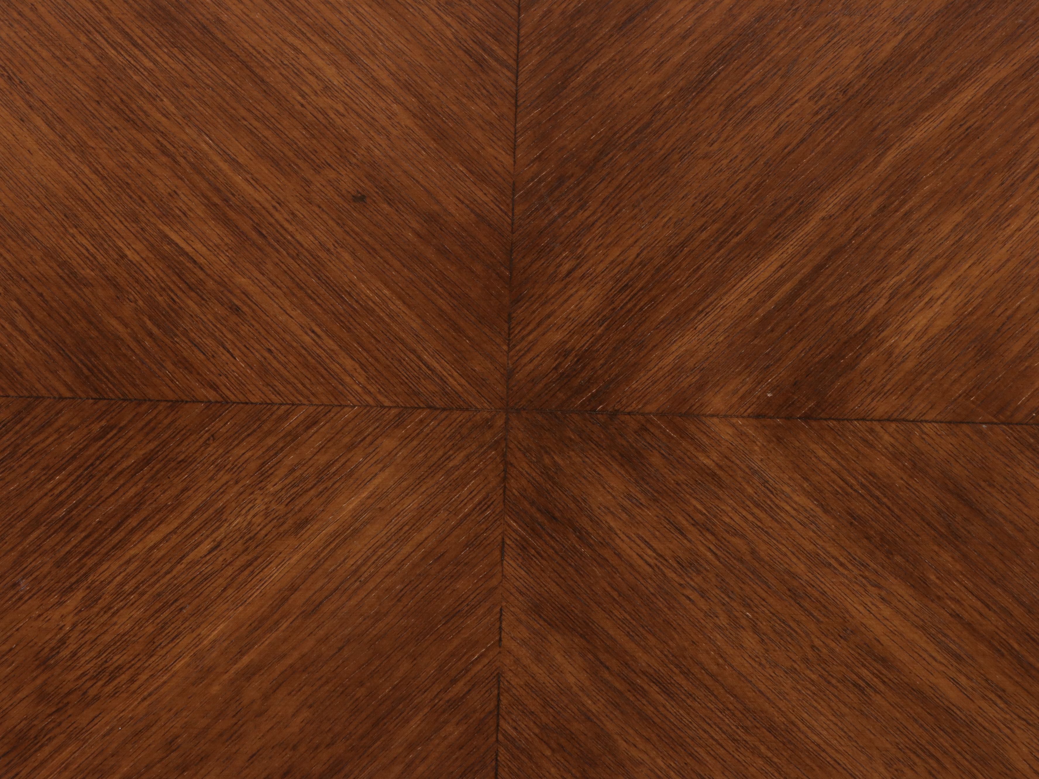 Five Piece Jacobean Style Walnut Finish Dining Set