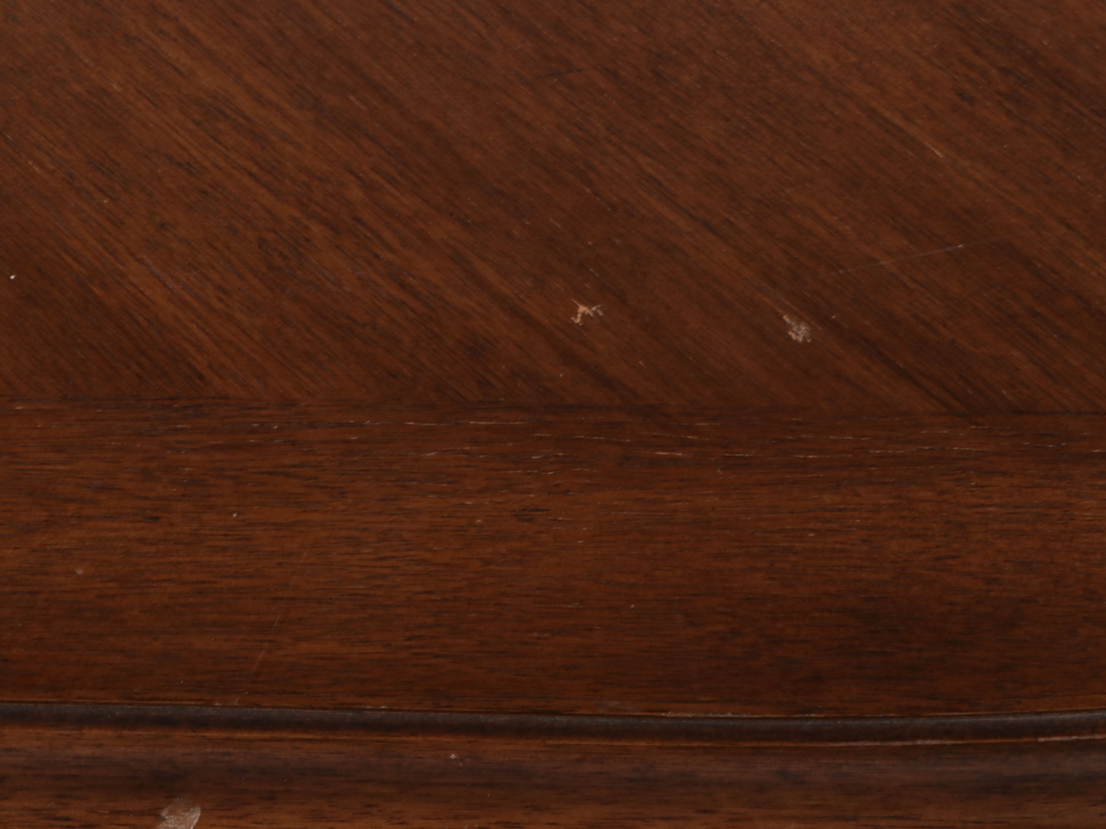 Five Piece Jacobean Style Walnut Finish Dining Set