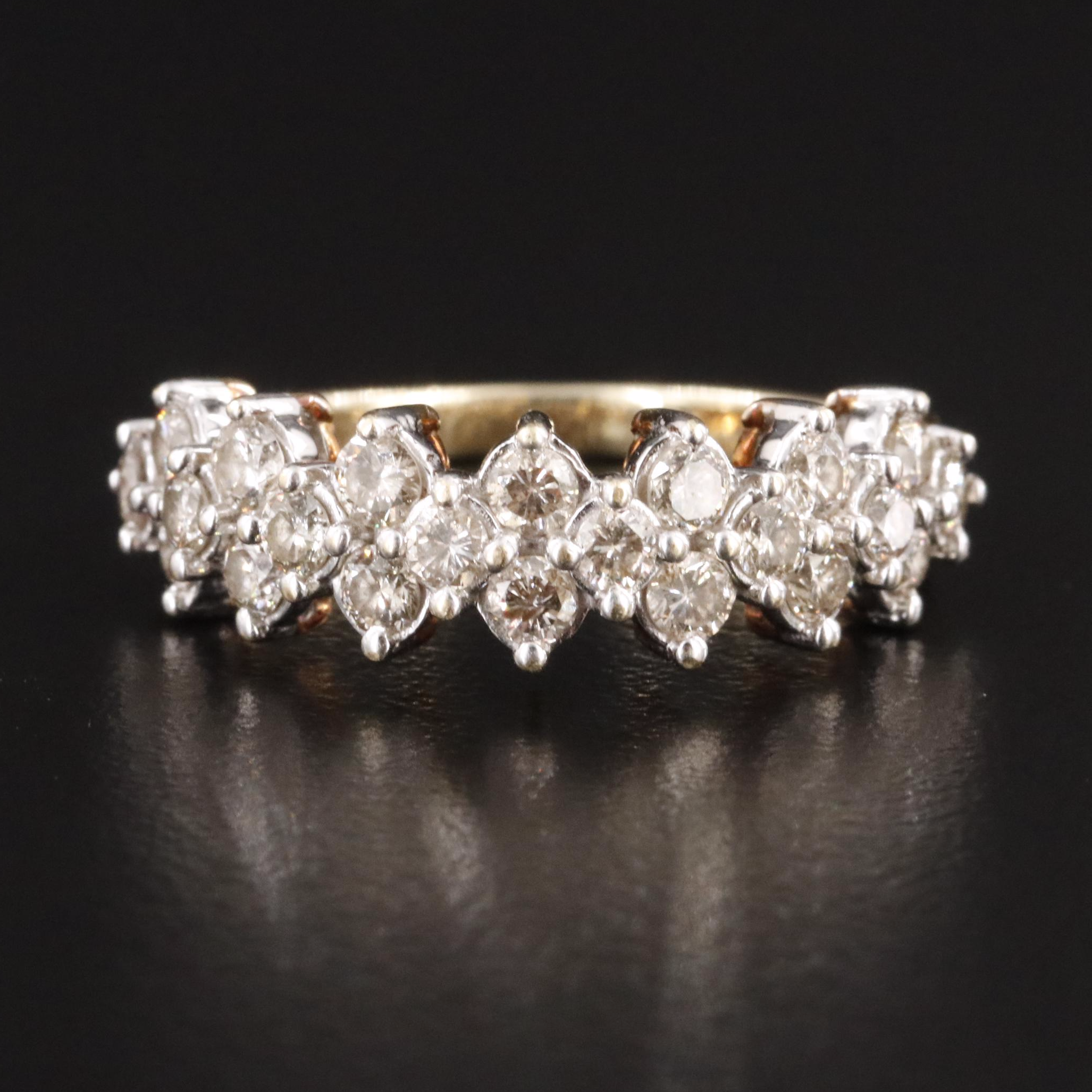 10K 1.01 CTW Diamond Ring