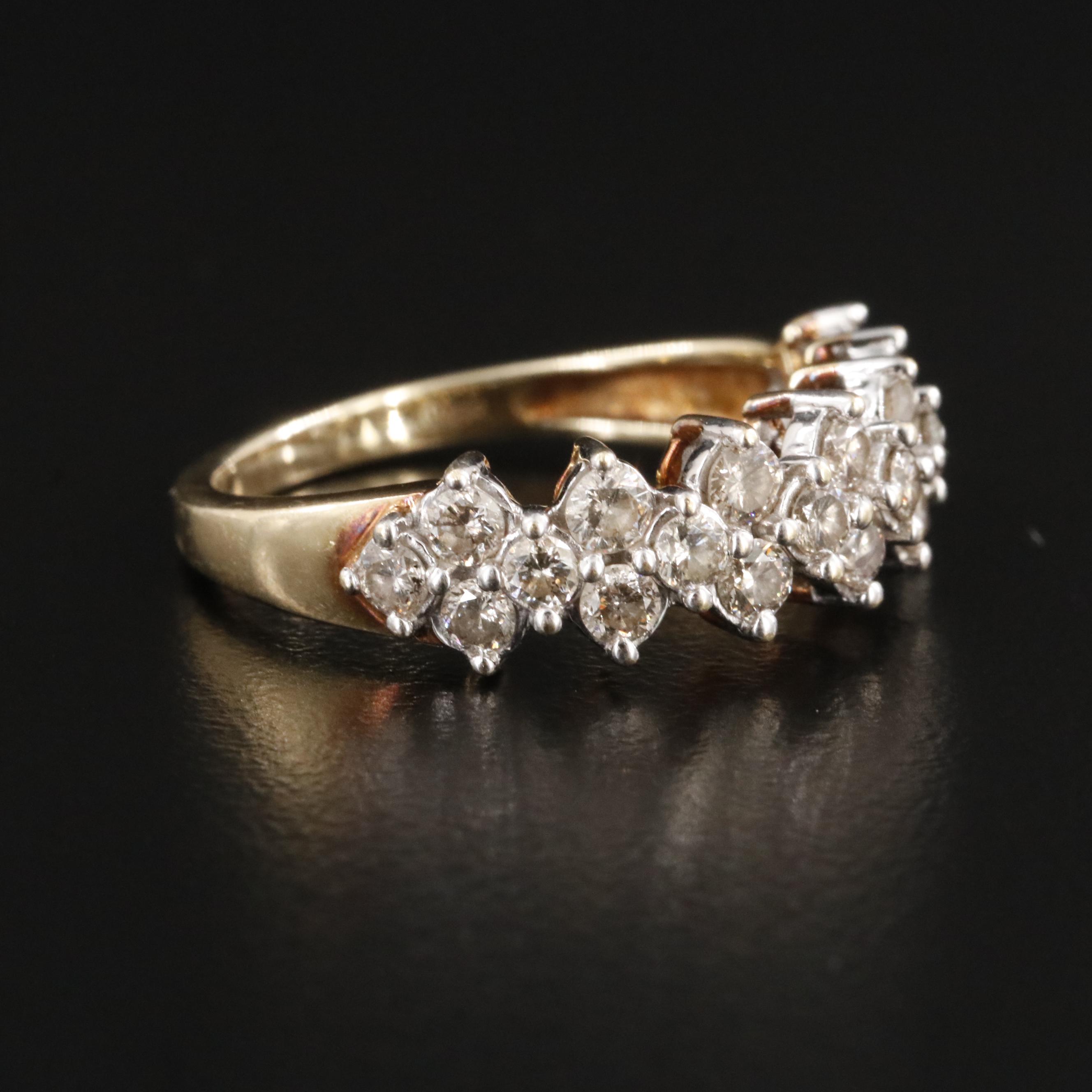 10K 1.01 CTW Diamond Ring
