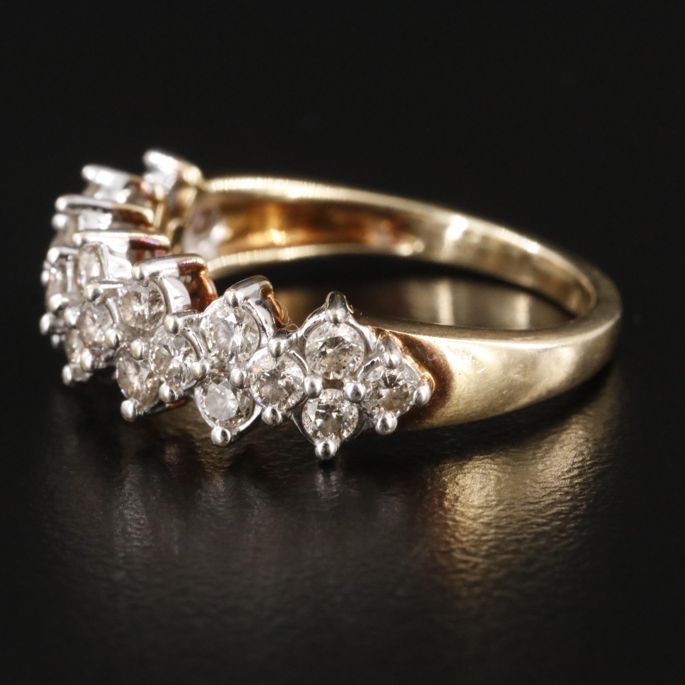 10K 1.01 CTW Diamond Ring