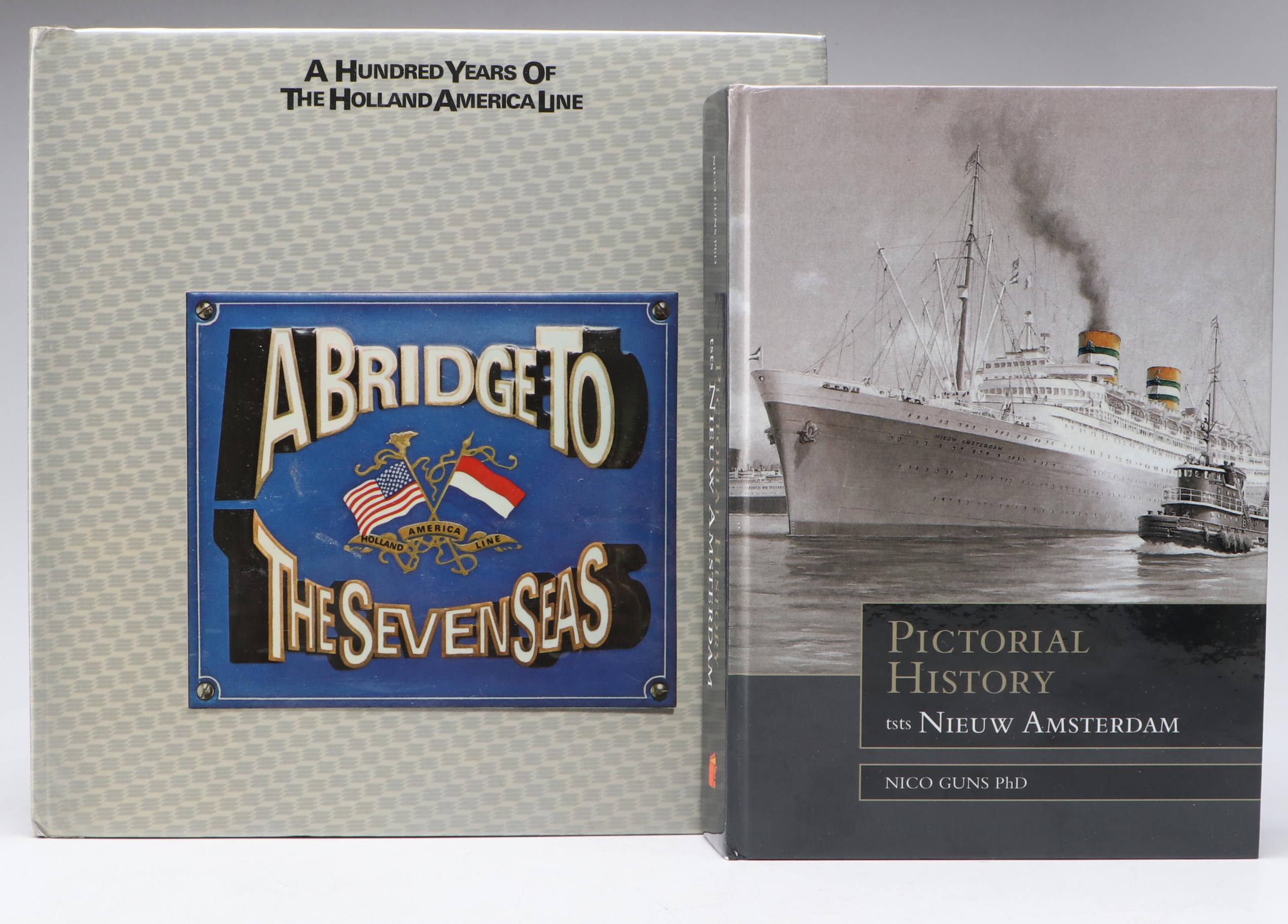 SS Nieuw Amsterdam Flatware with Cruise Ship Staff Hat, Books and Other Décor