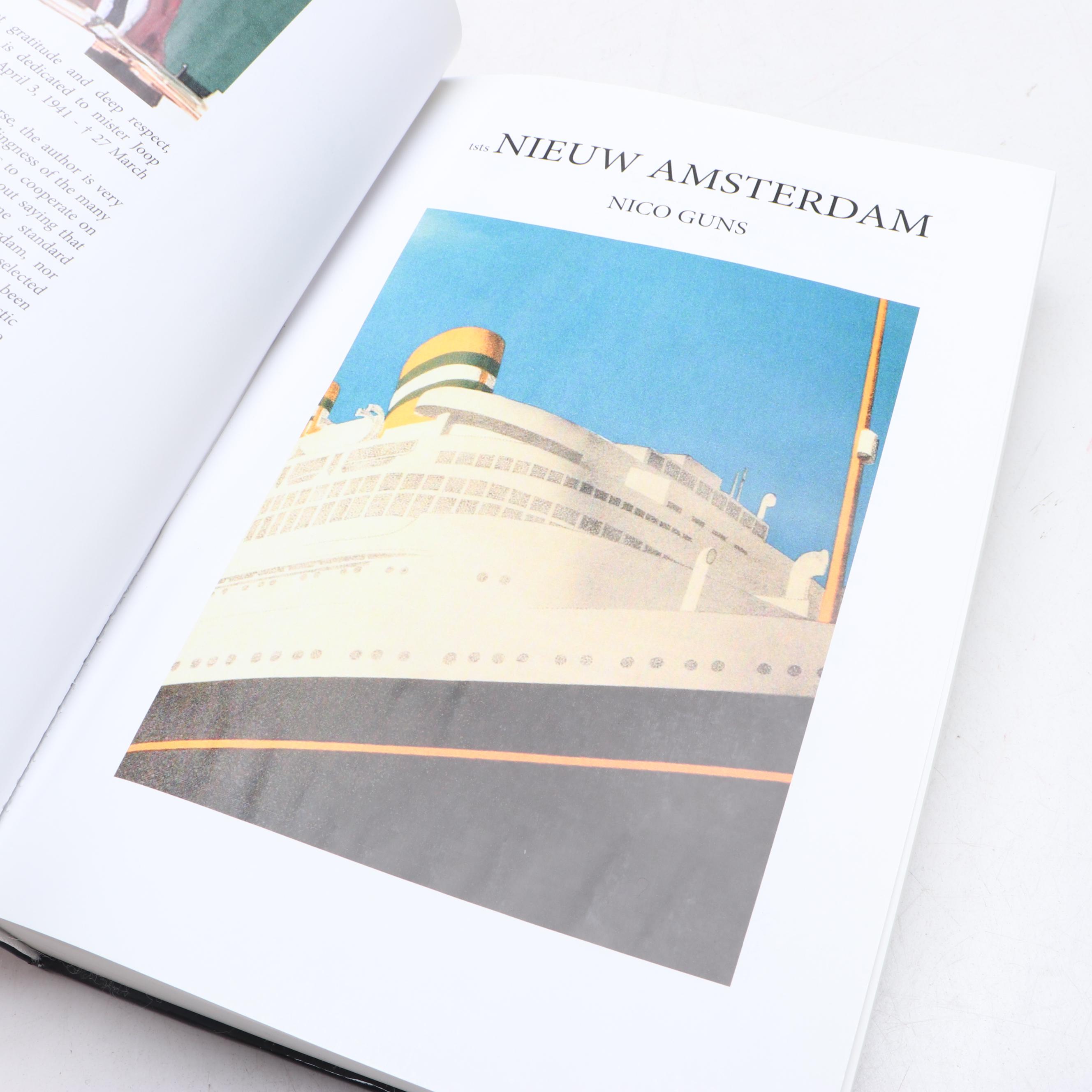 SS Nieuw Amsterdam Flatware with Cruise Ship Staff Hat, Books and Other Décor