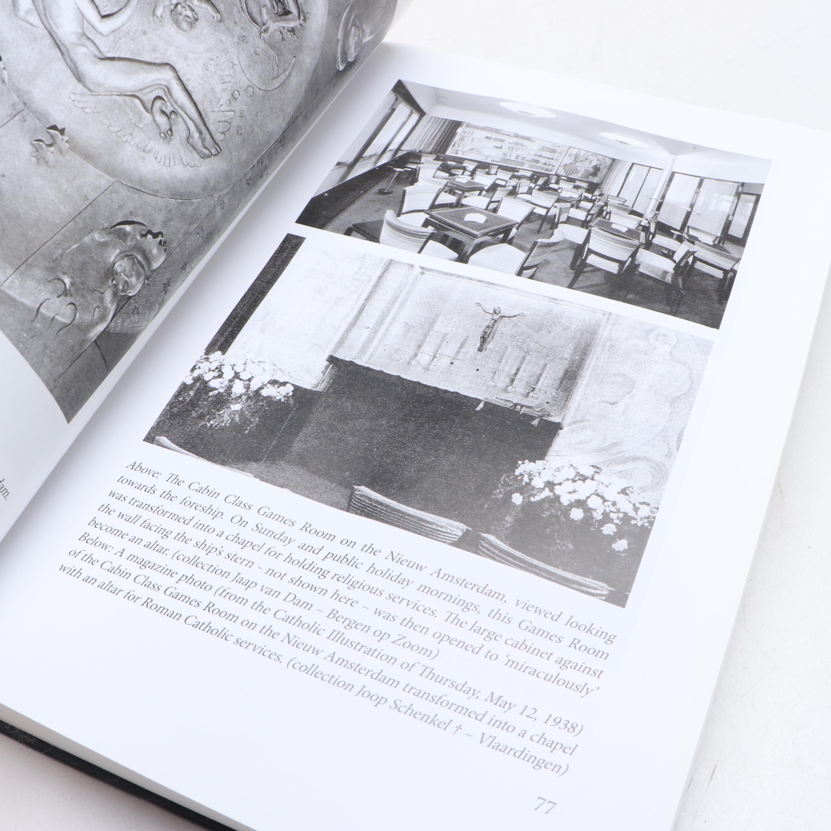 SS Nieuw Amsterdam Flatware with Cruise Ship Staff Hat, Books and Other Décor