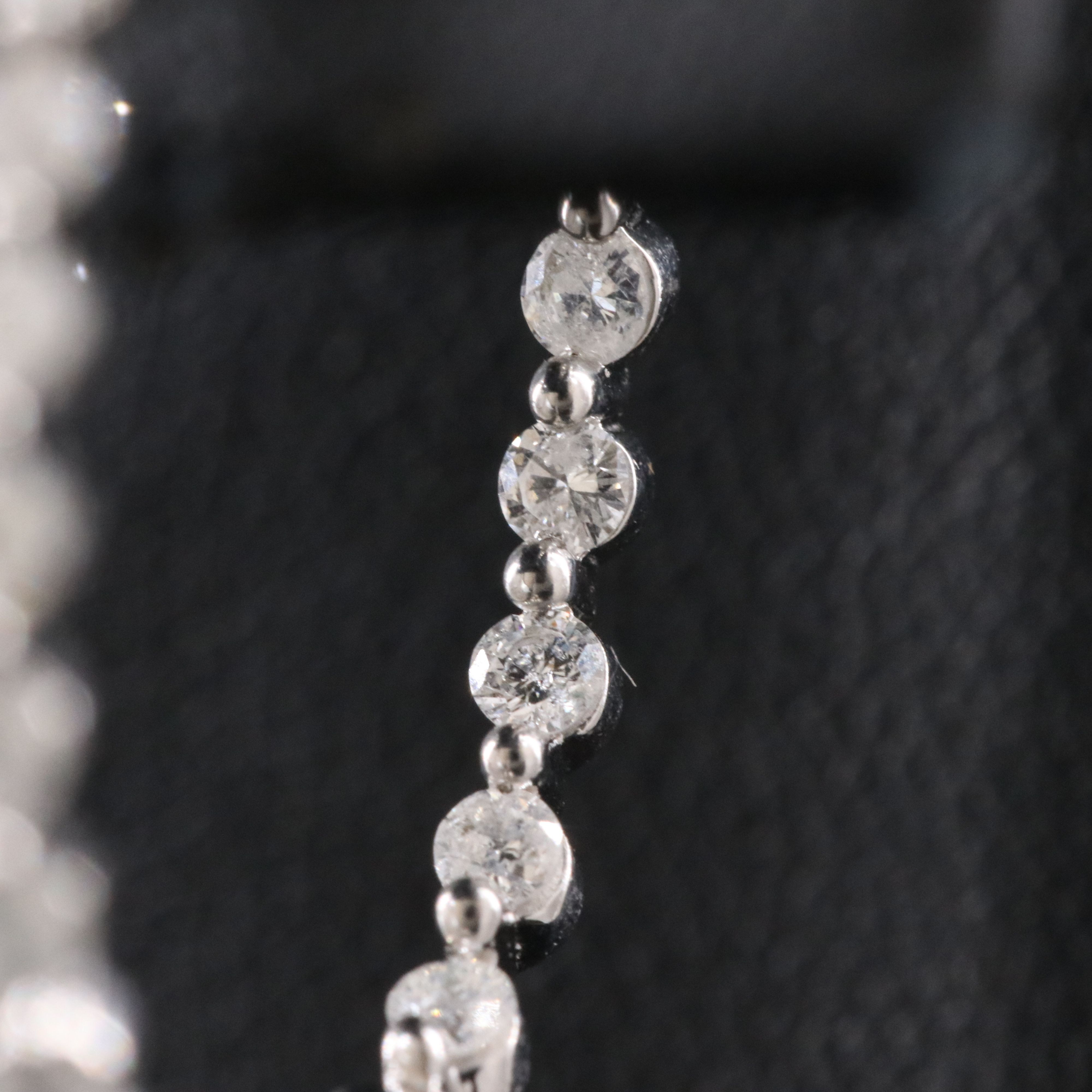 14K 1.00 CTW Diamond Inside-Out Hoop Earrings