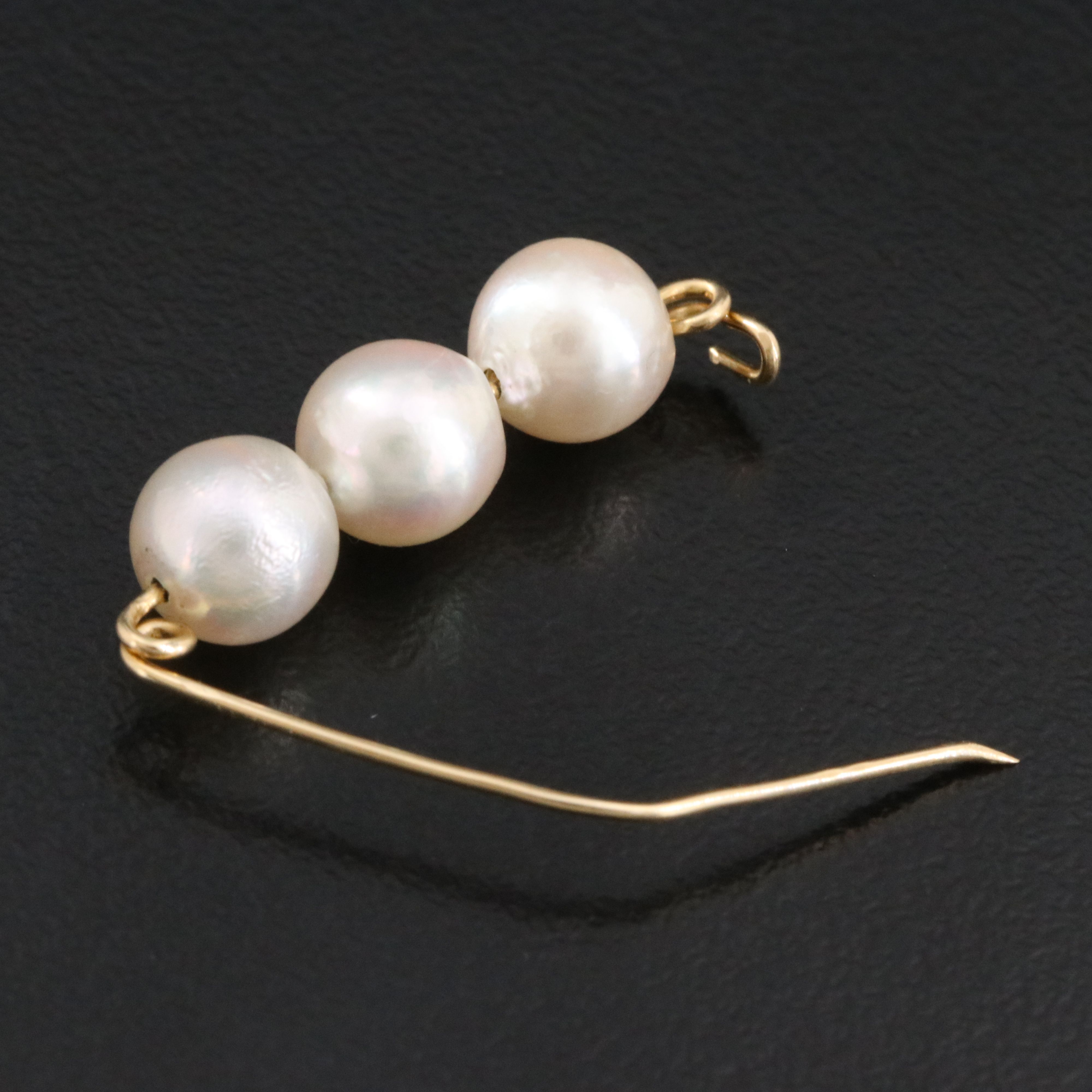 14K Pearl Brooch