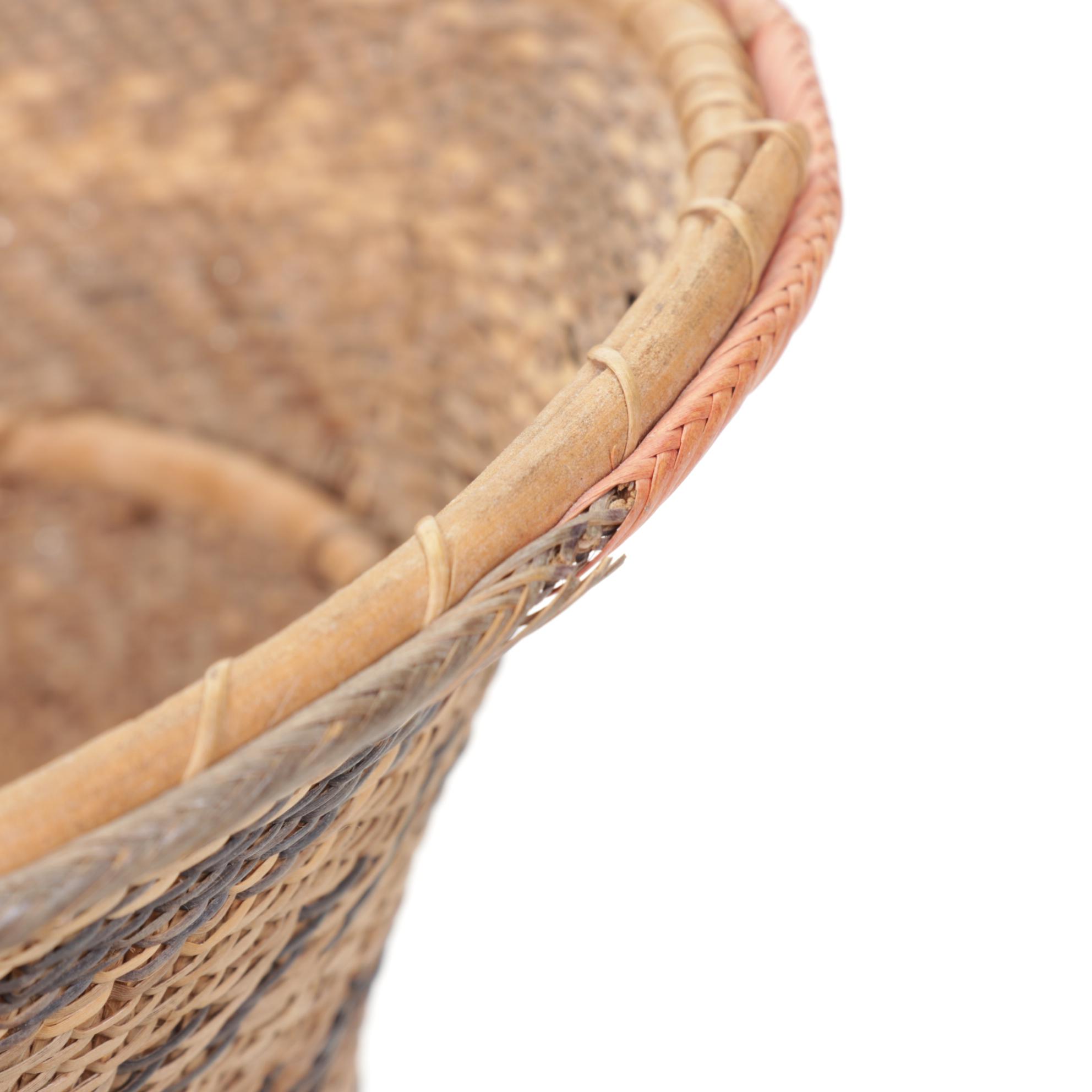 Yekuana Basket with Ethiopian Tray and Coiled Bowl, and Ladle
