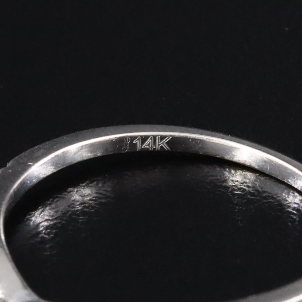 14K 0.08 CTW Diamond Chevron Band