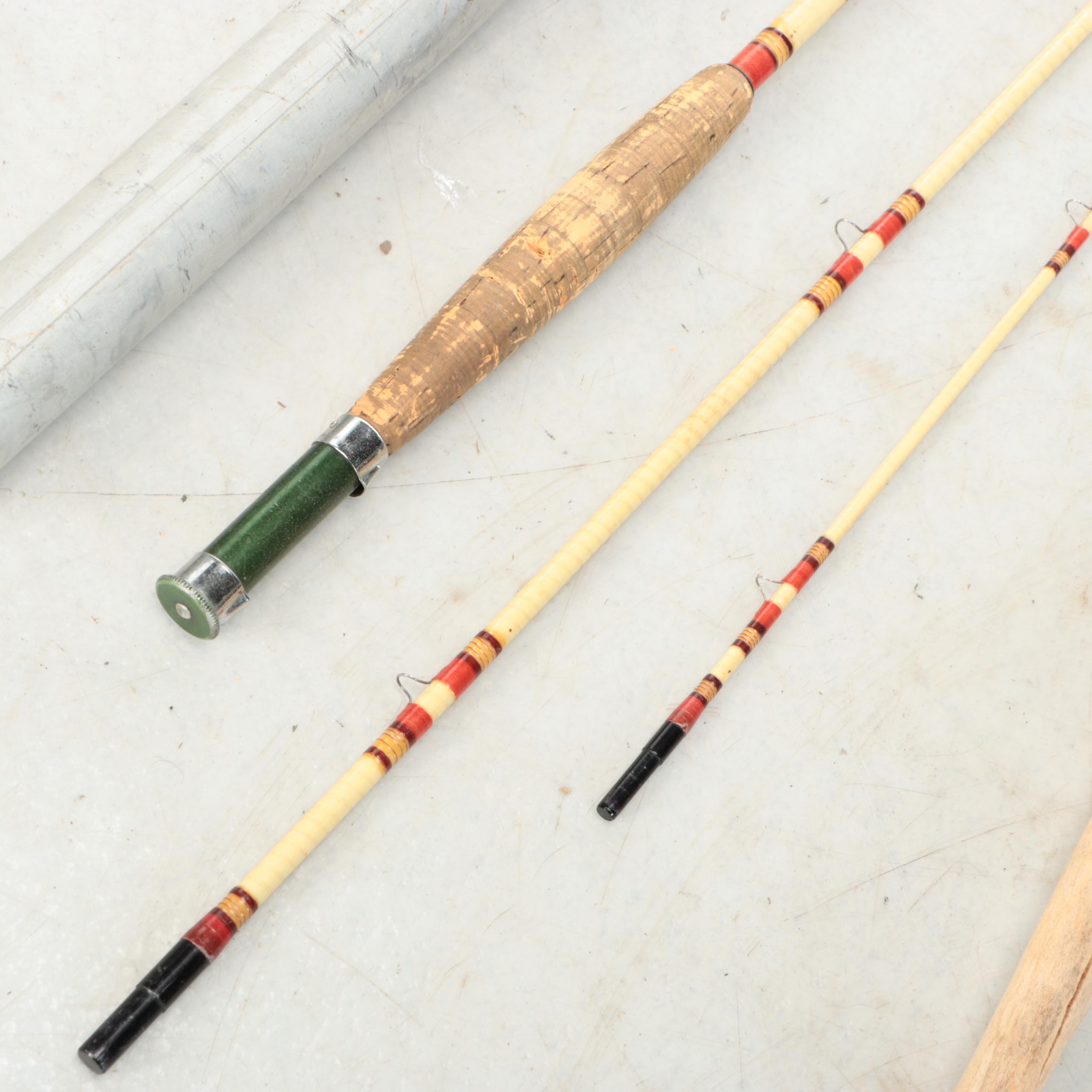 Carved Wooden Walking Sticks with Metal Handles