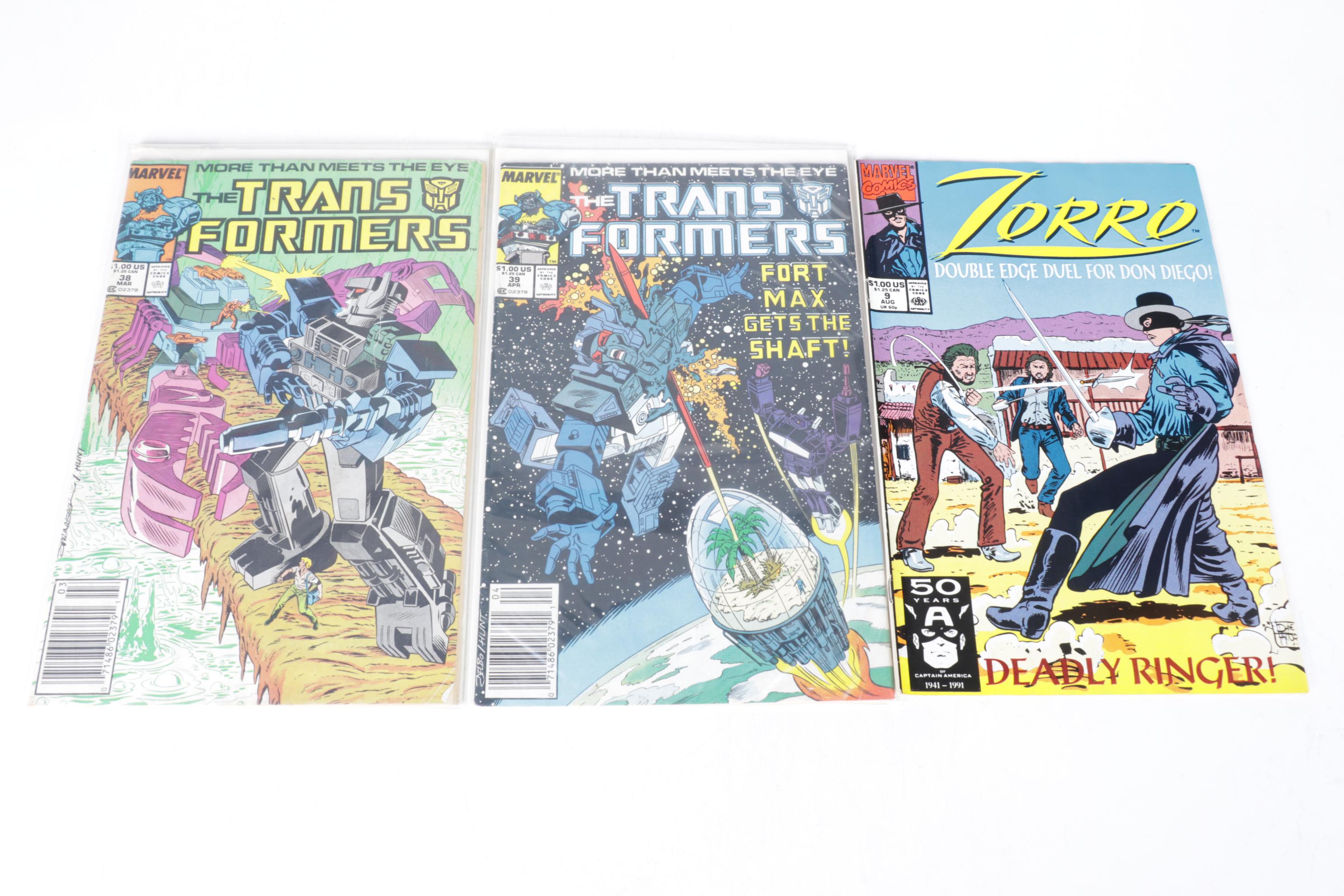 Marvel Comics James Bond Jr., Indiana Jones & Other Comic Collections