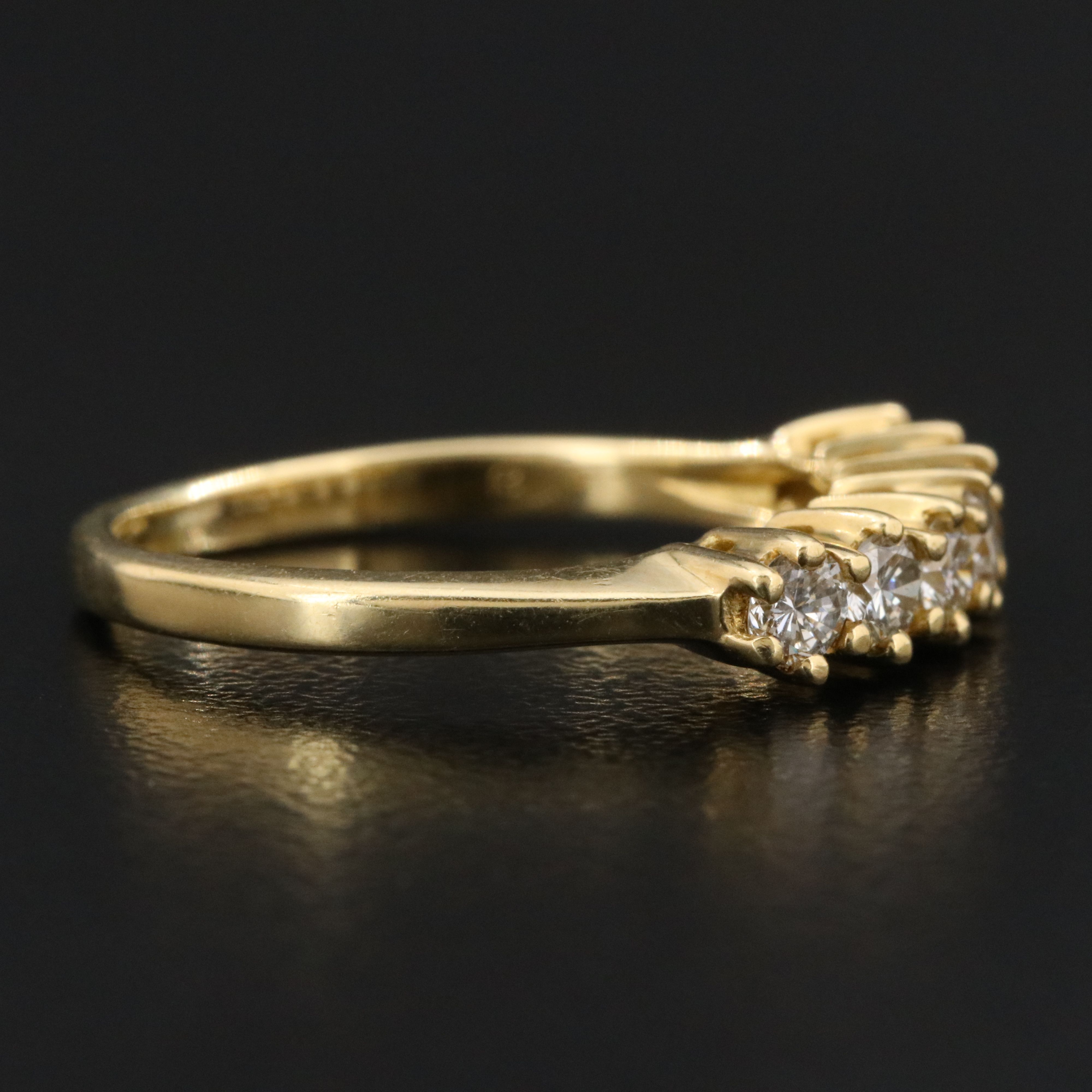 18K 0.50 CTW Diamond Ring