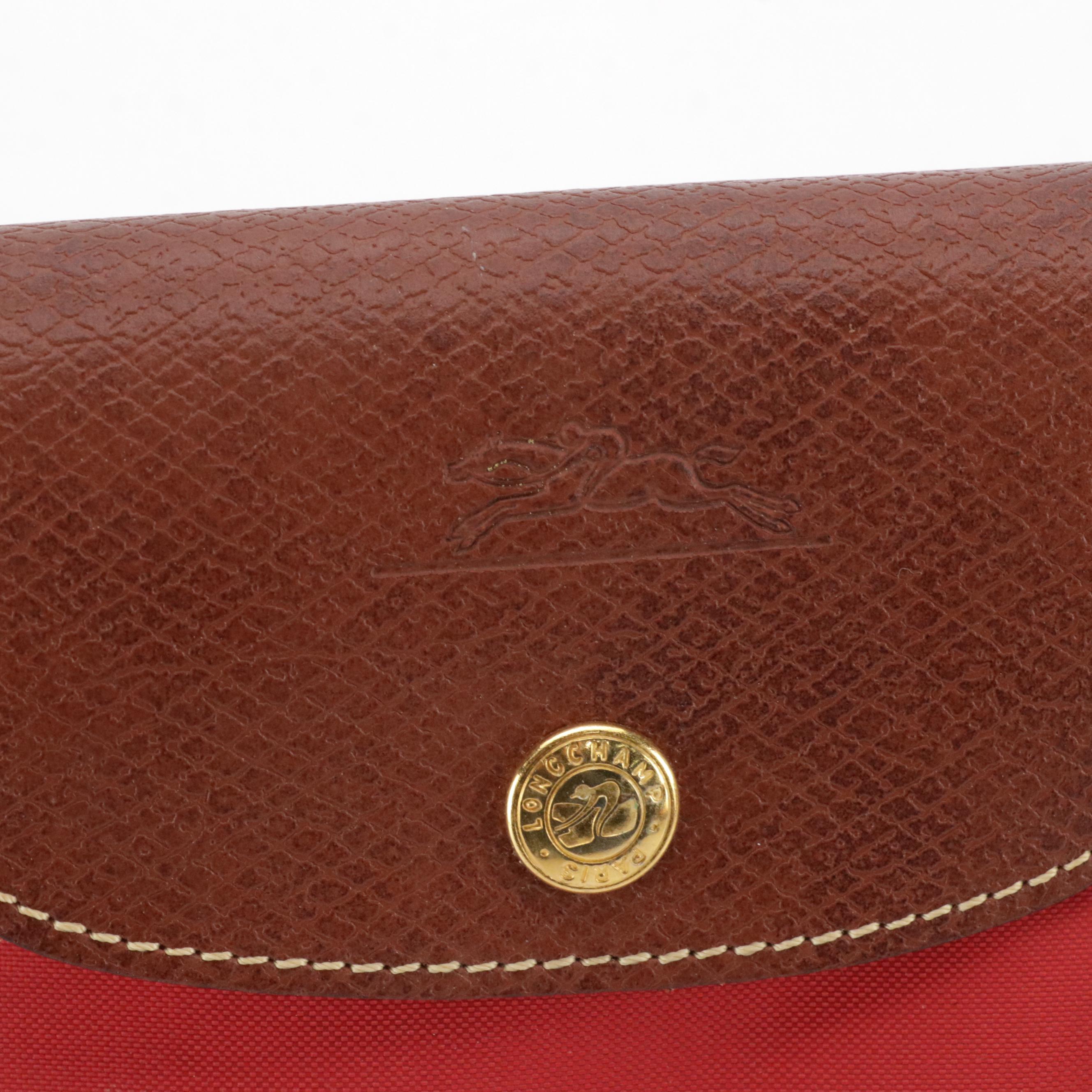 Longchamp Le Pliages Type S Tote and Two-Way Tote Bag in Nylon and Leather