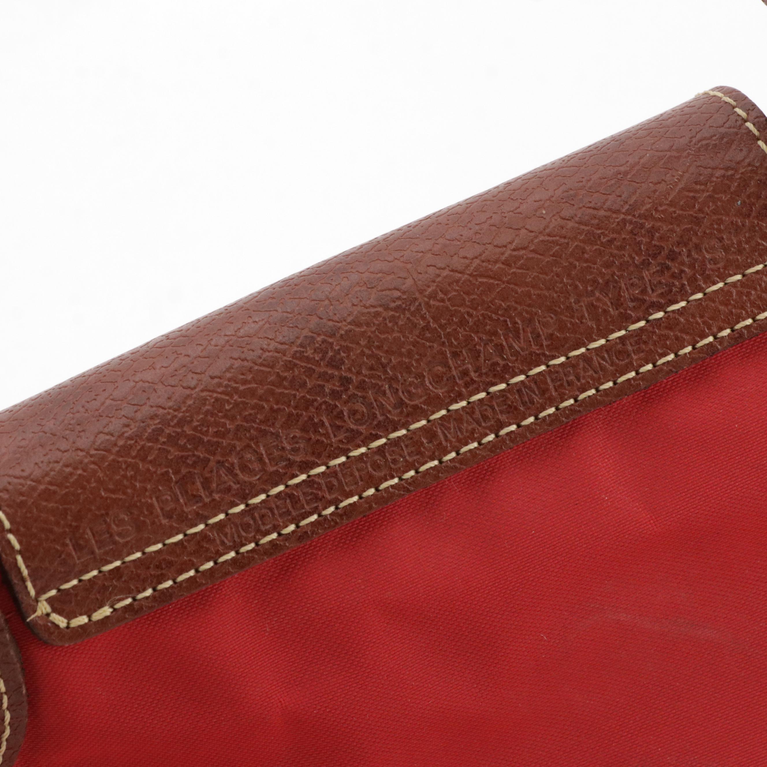 Longchamp Le Pliages Type S Tote and Two-Way Tote Bag in Nylon and Leather