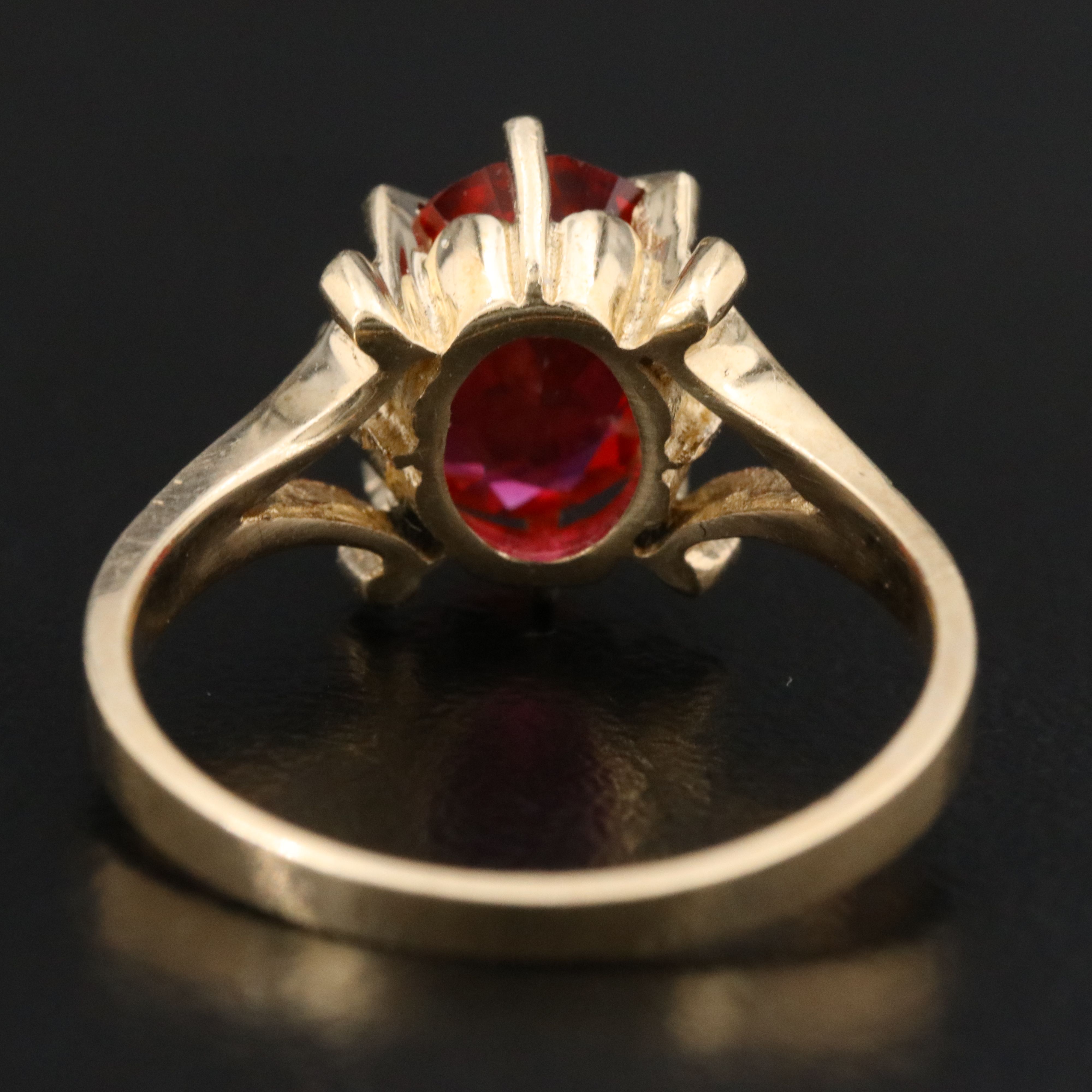Vintage 10K Ruby Ring