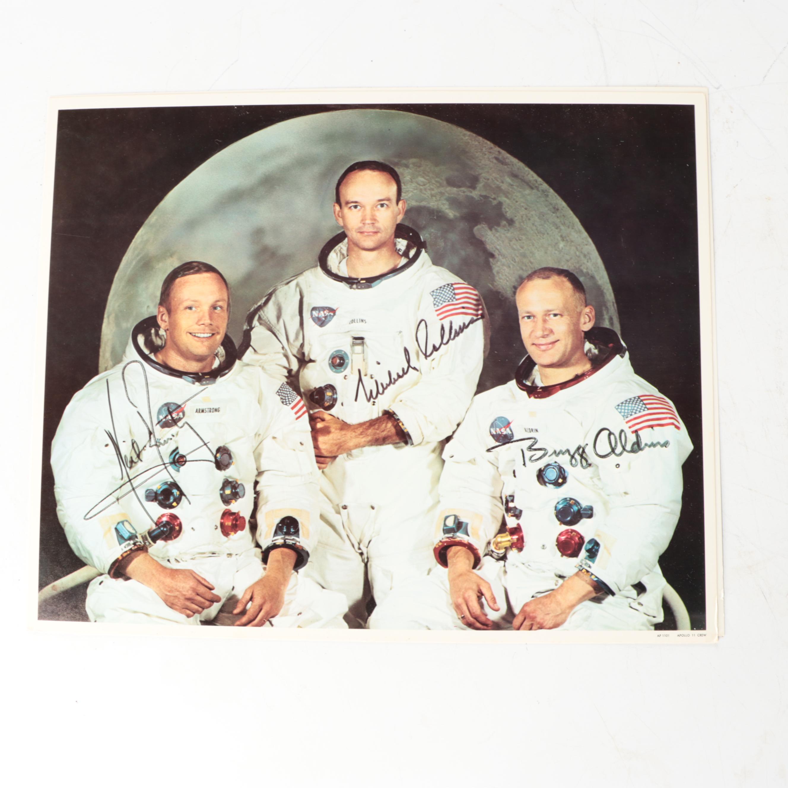 Offset Lithographs of NASA Scenes Including "Apollo 11 Crew"