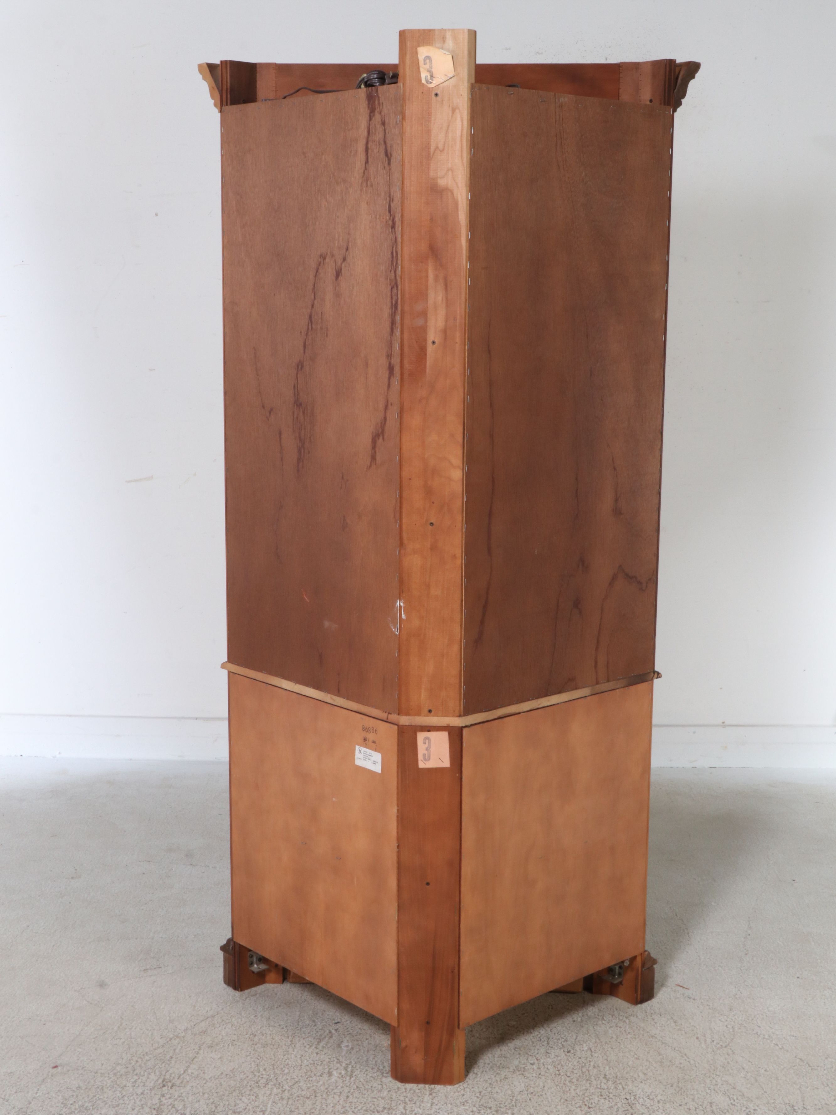 Mahogany Corner China Cabinet