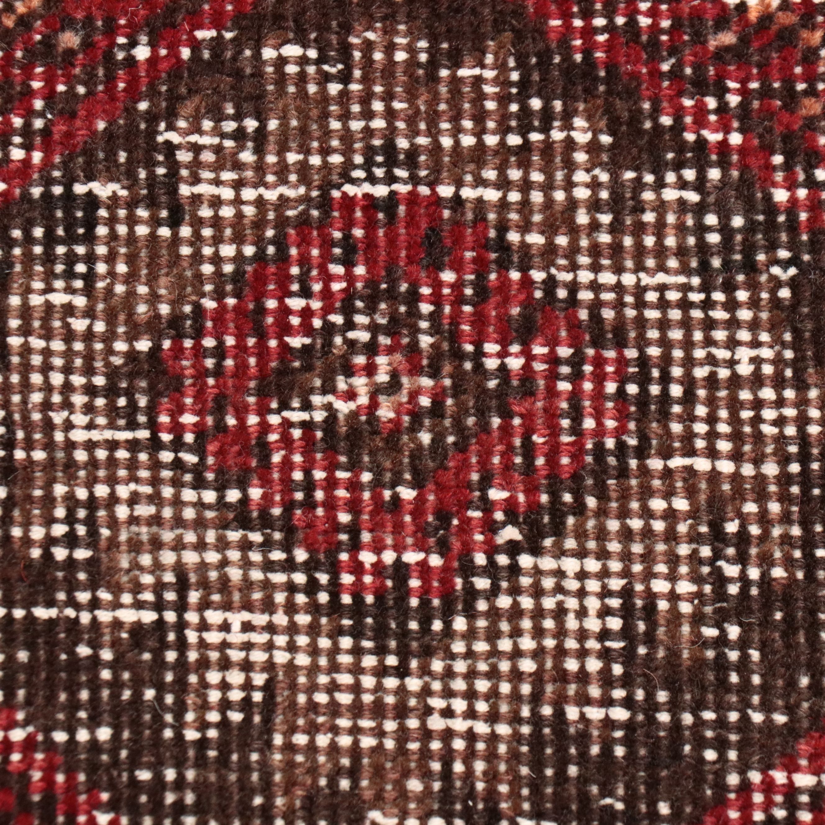 3' x 6'2 Hand-Knotted Afghan Baluch Area Rug