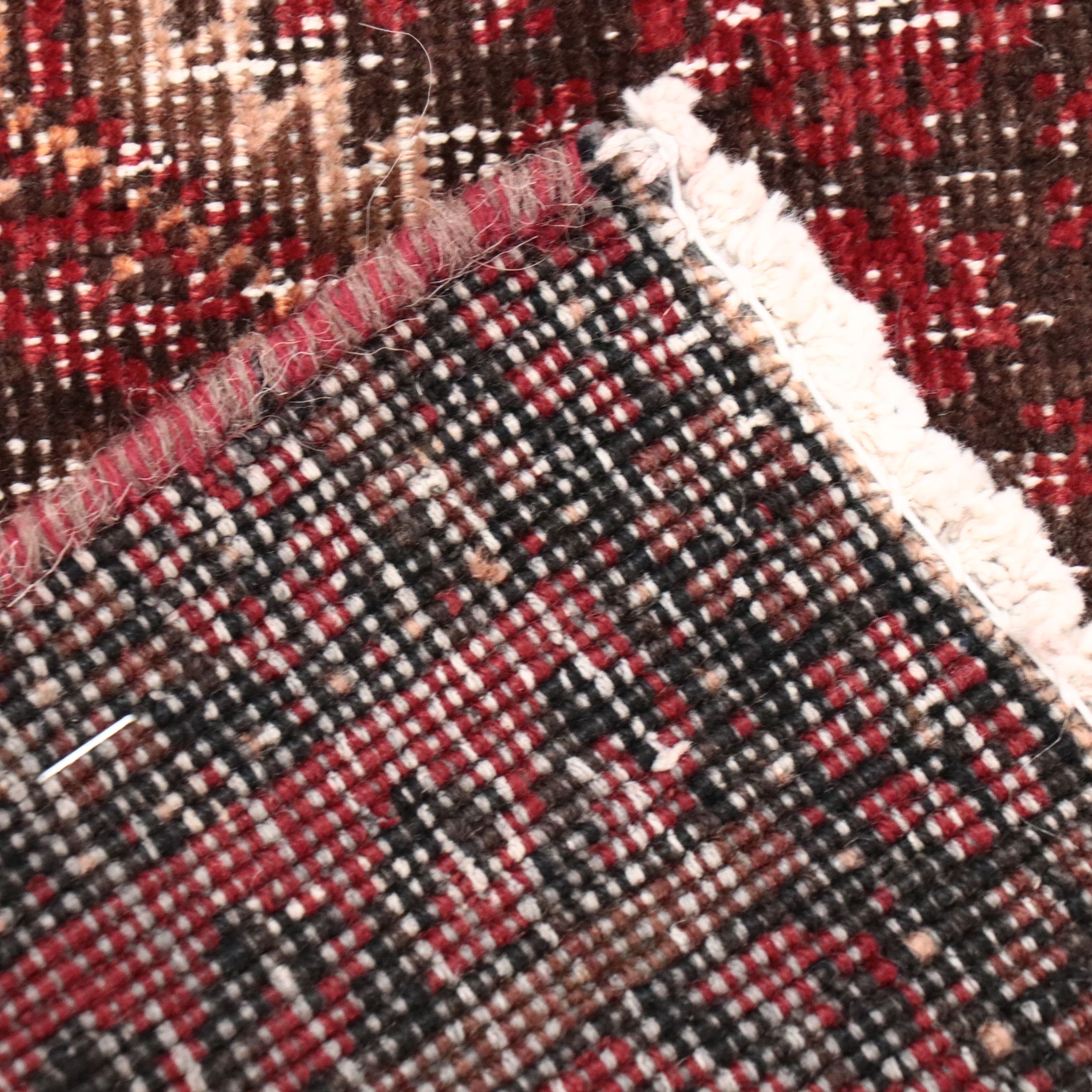 3' x 6'2 Hand-Knotted Afghan Baluch Area Rug