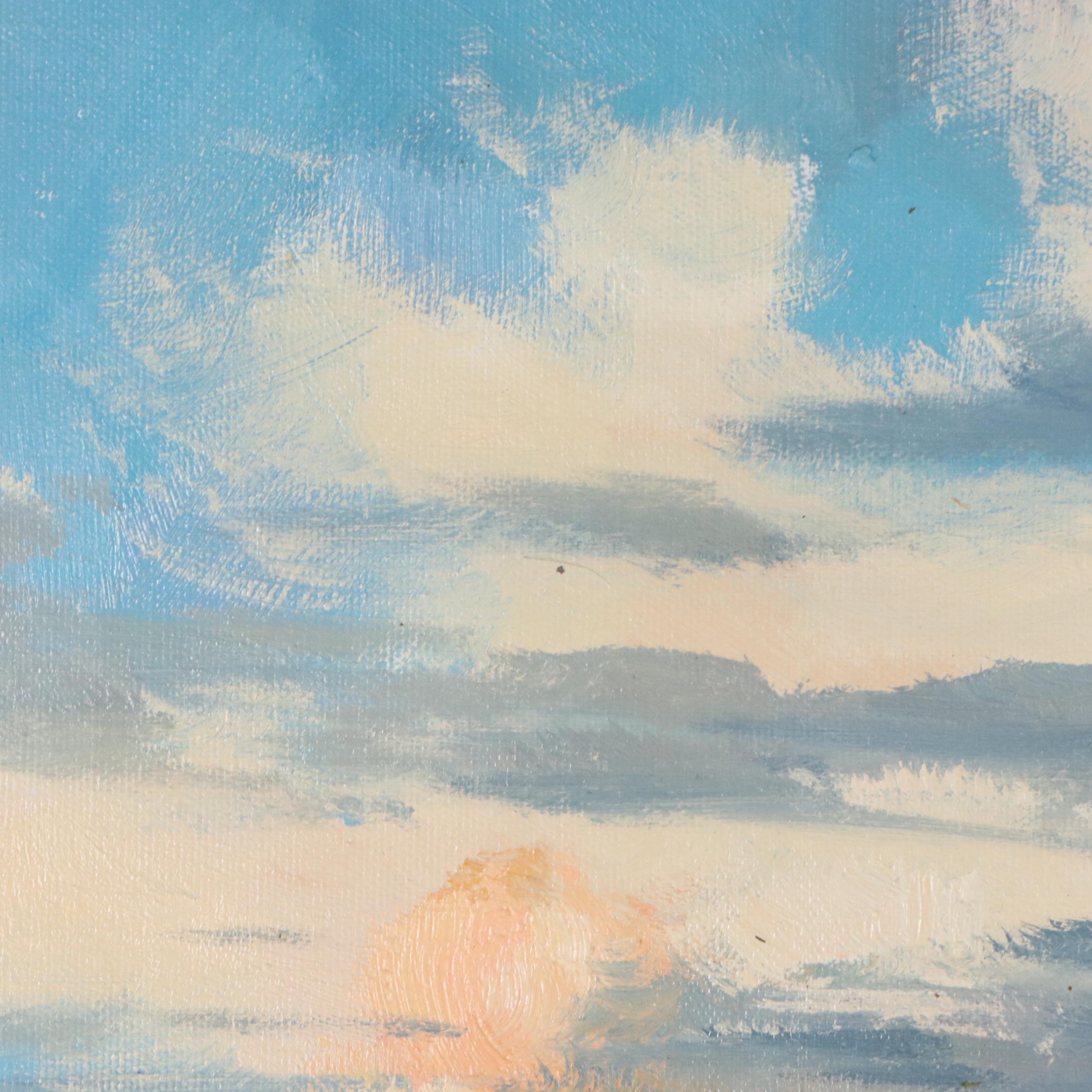 Tayson Maritime Oil Painting, 21st Century