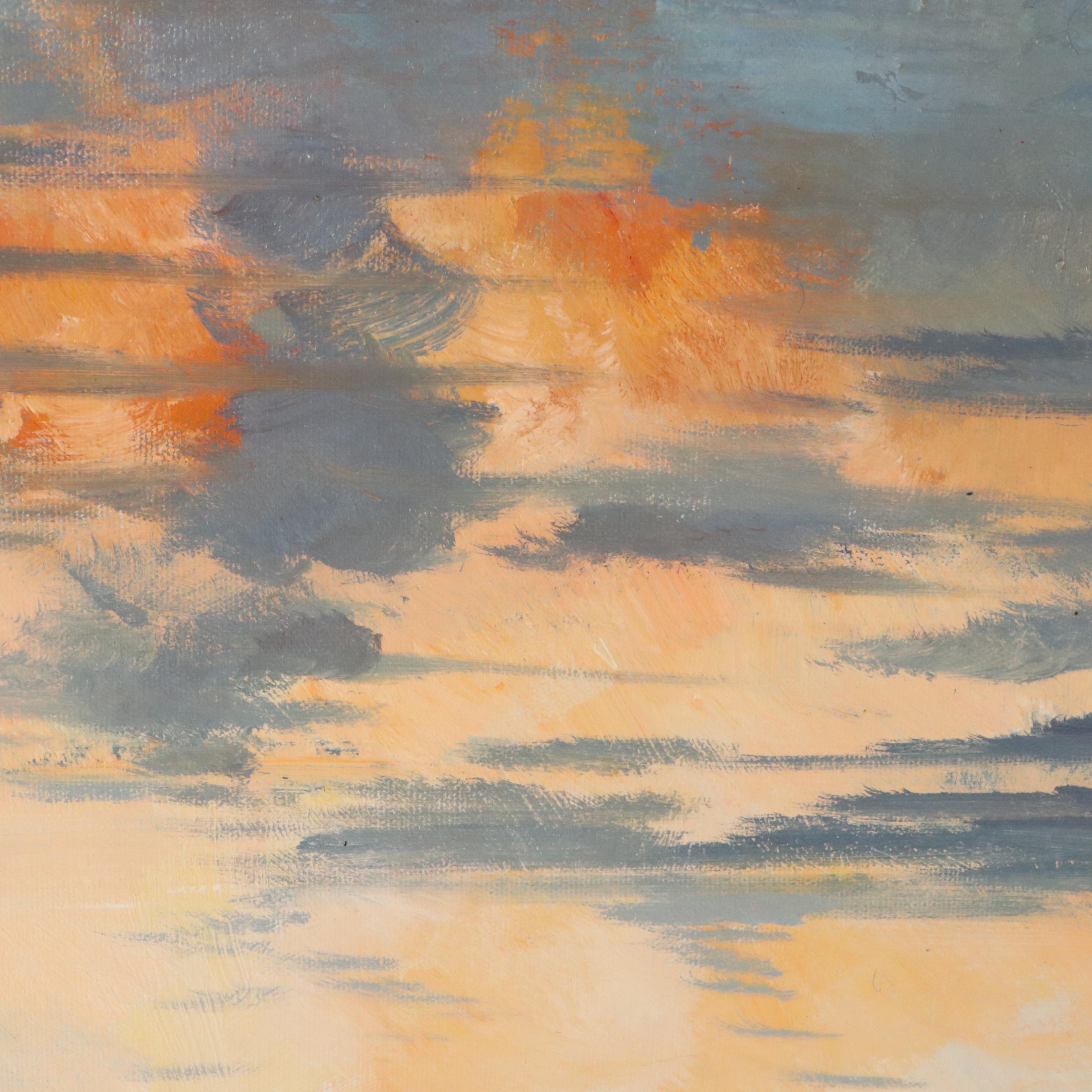 Tayson Maritime Oil Painting, 21st Century