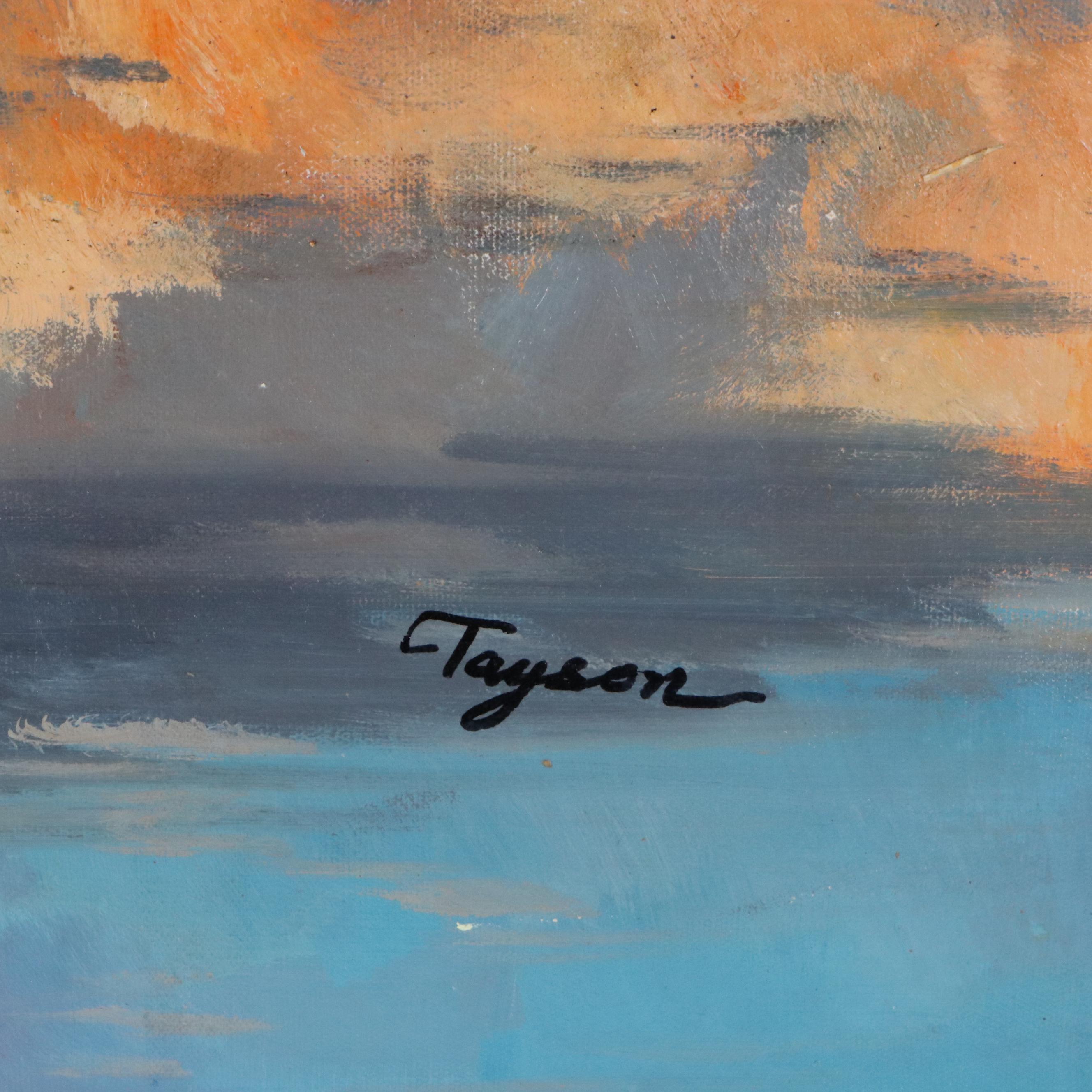 Tayson Maritime Oil Painting, 21st Century