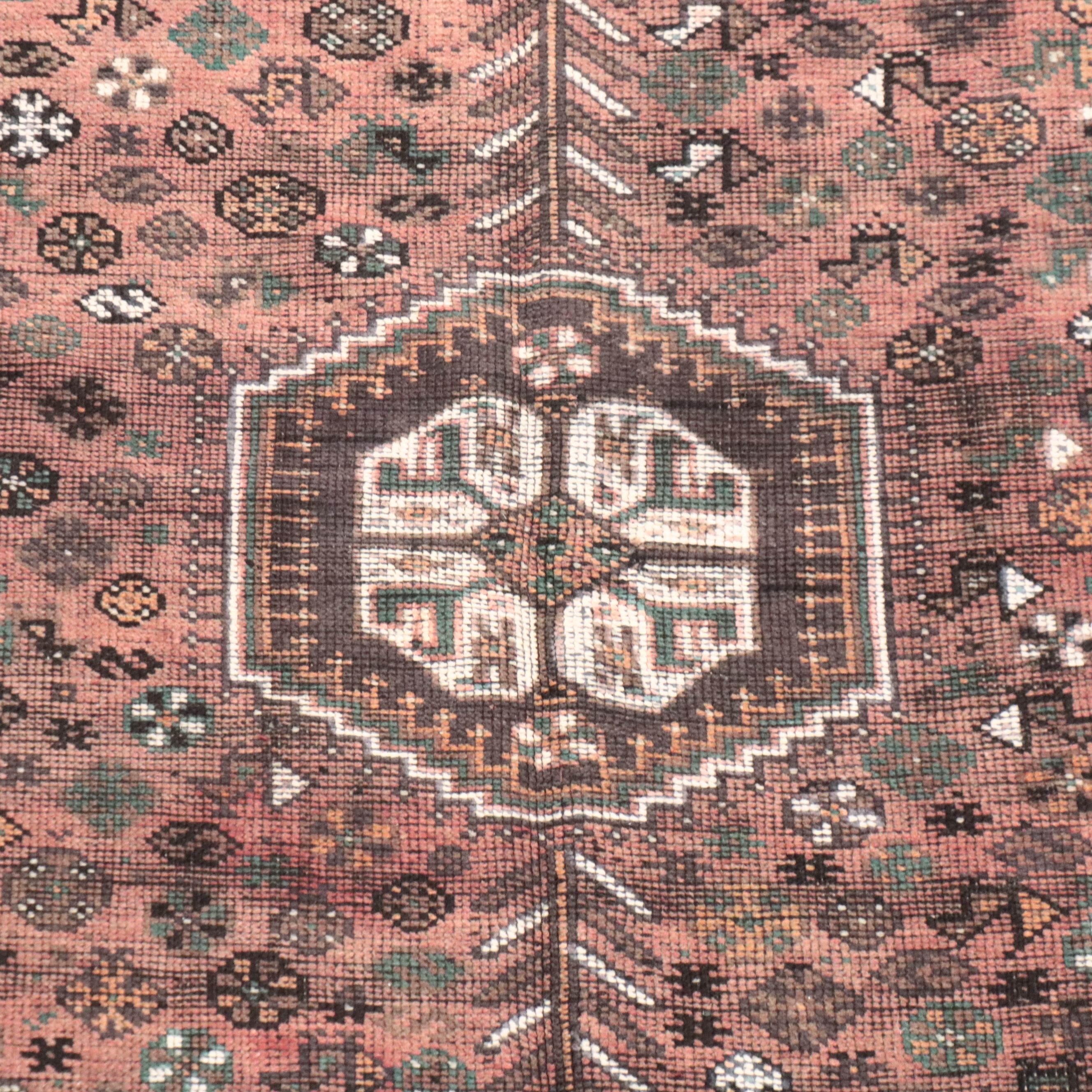 4'9 x 8'3 Hand-Knotted Persian Abadeh Area Rug