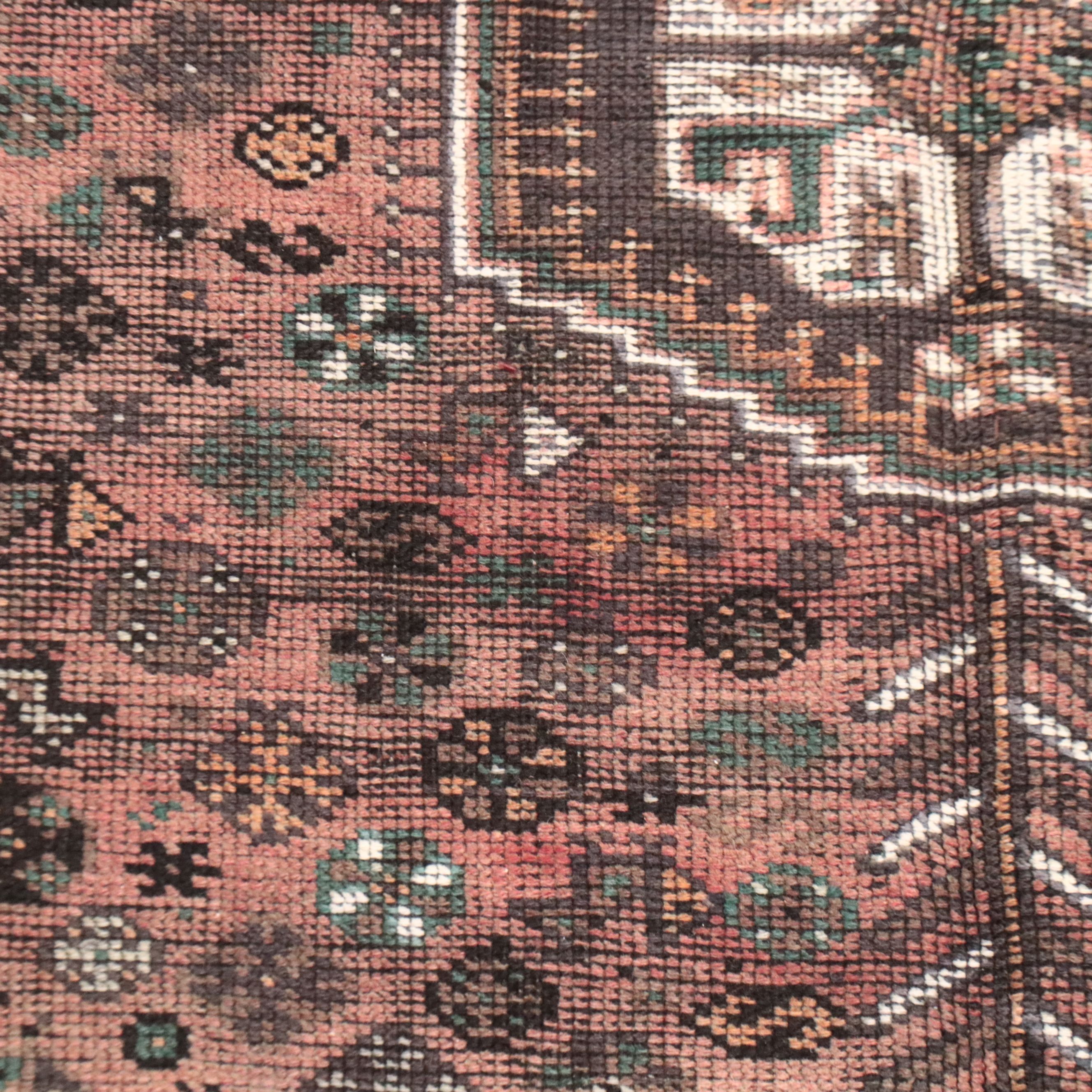 4'9 x 8'3 Hand-Knotted Persian Abadeh Area Rug