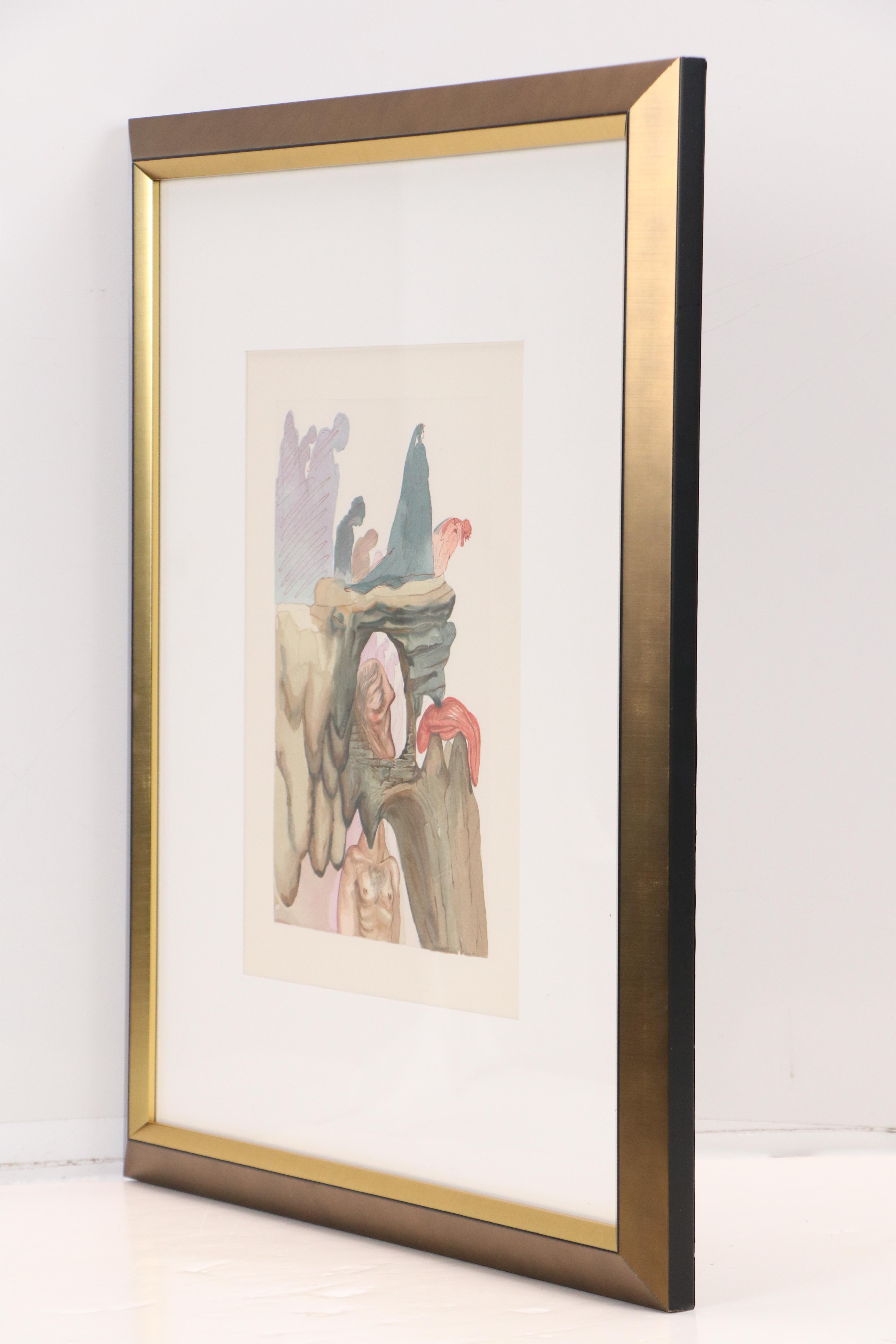 Salvador Dalí Wood Engraving "Le Supplice des Hypocrites," 1960-64