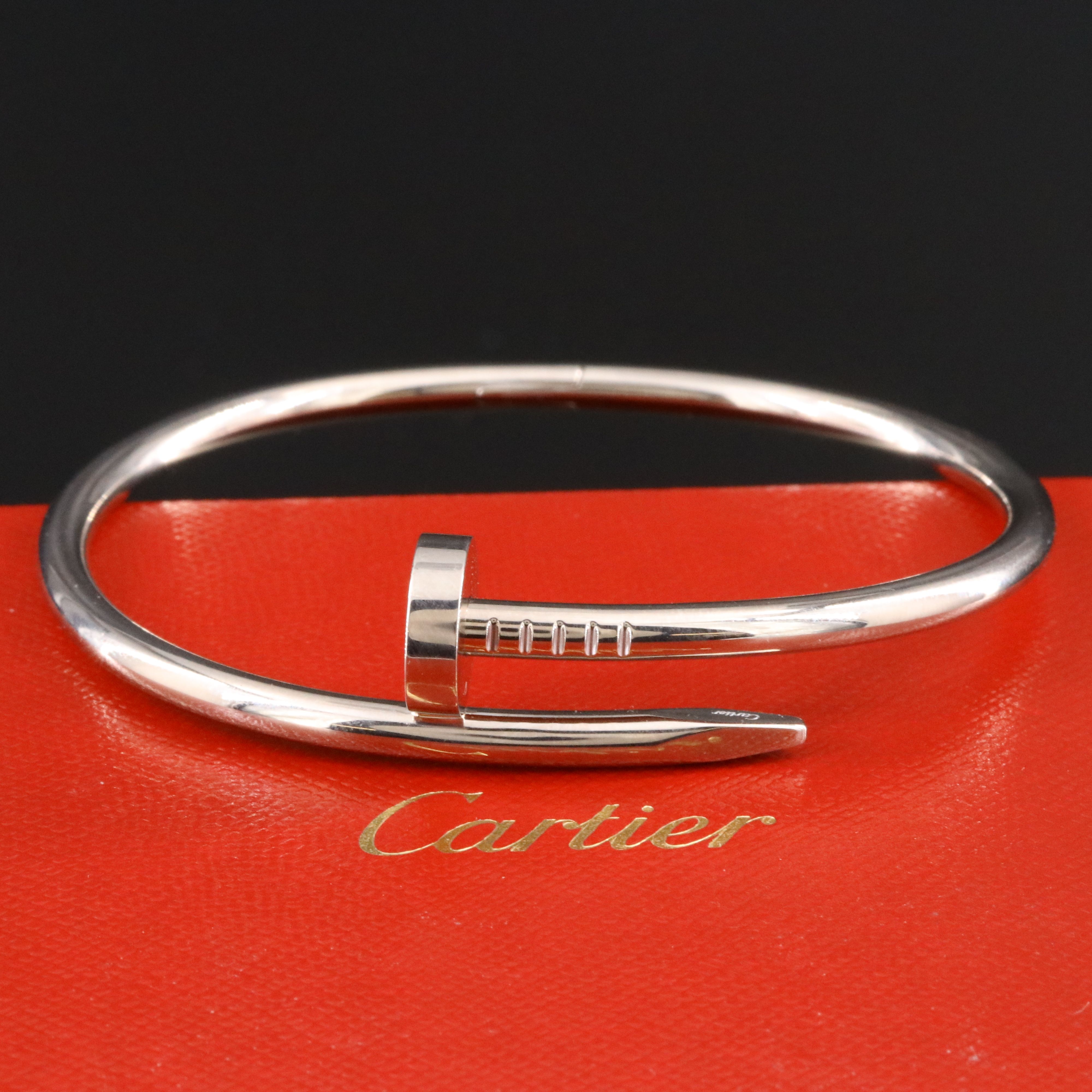 Cartier Juste Un Clou 18K Hinged Bracelet