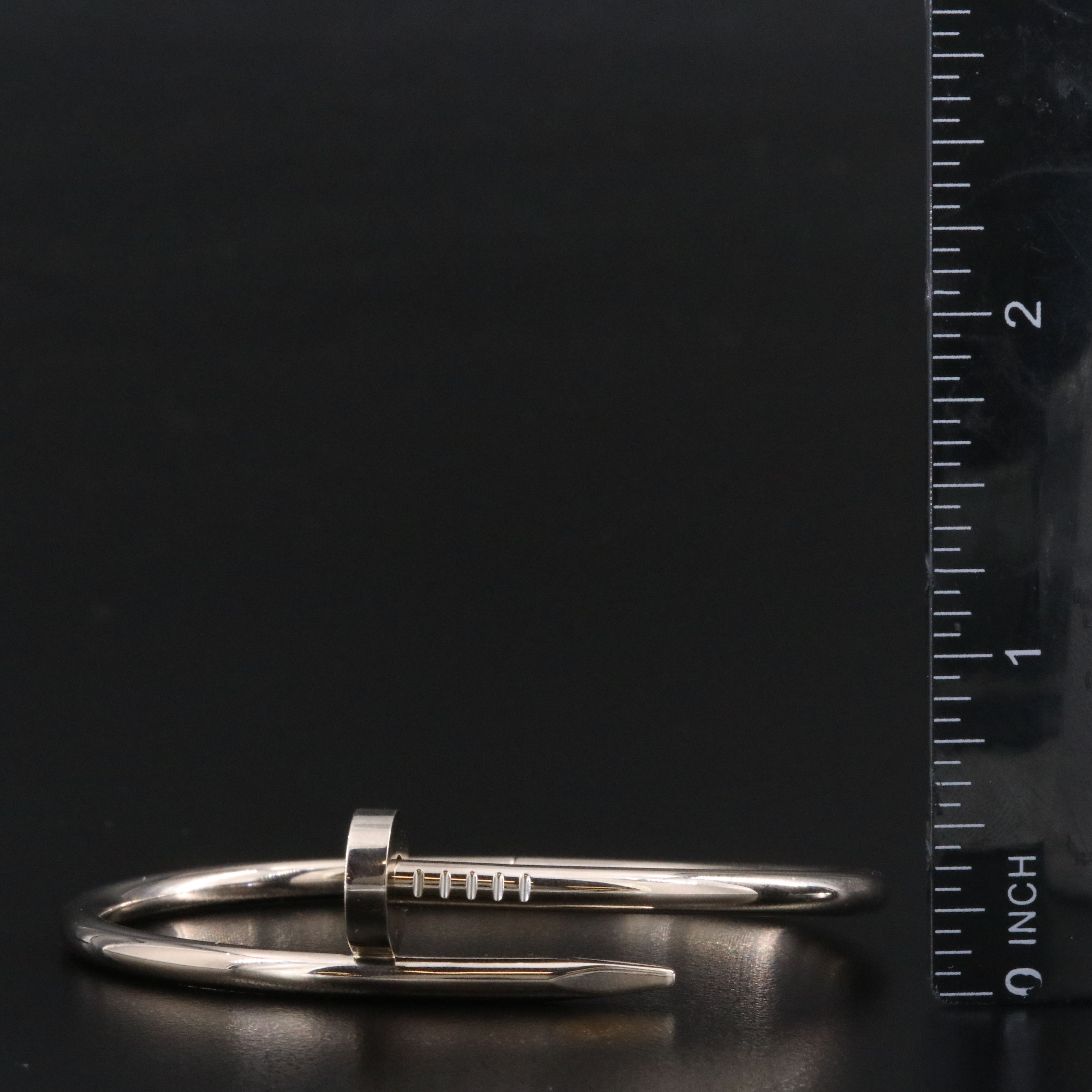 Cartier Juste Un Clou 18K Hinged Bracelet