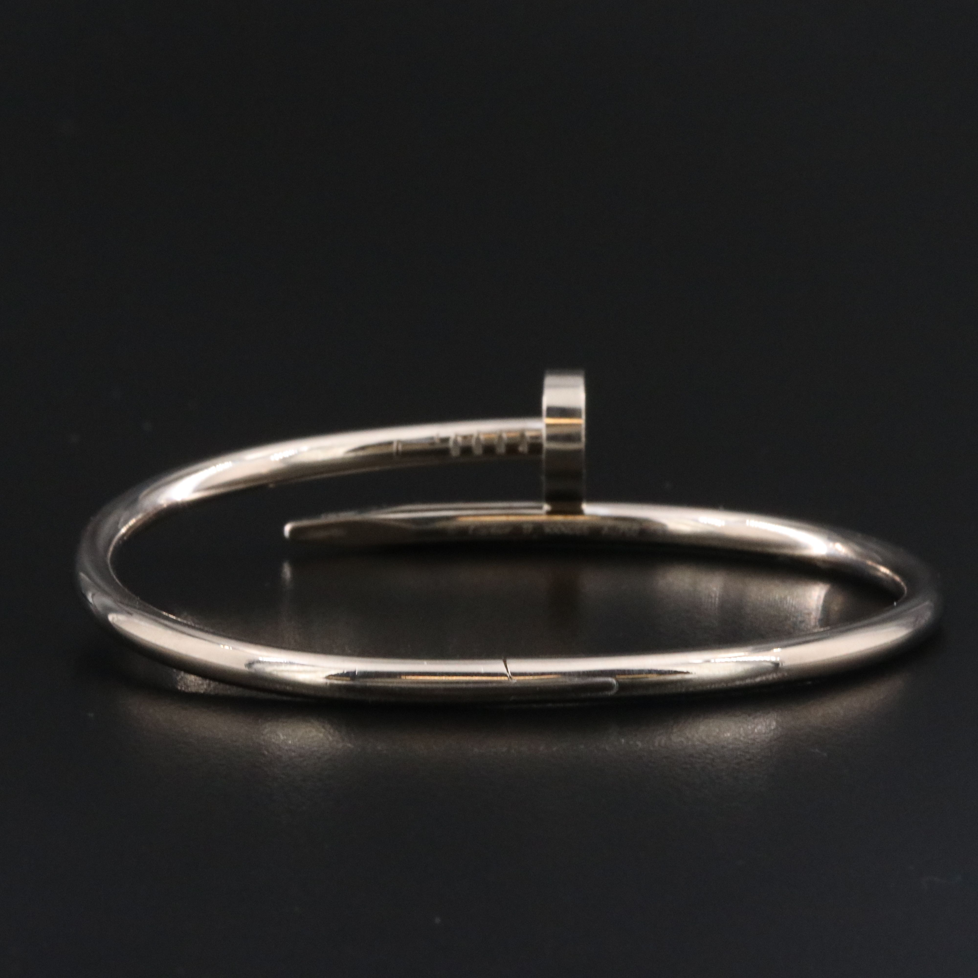 Cartier Juste Un Clou 18K Hinged Bracelet