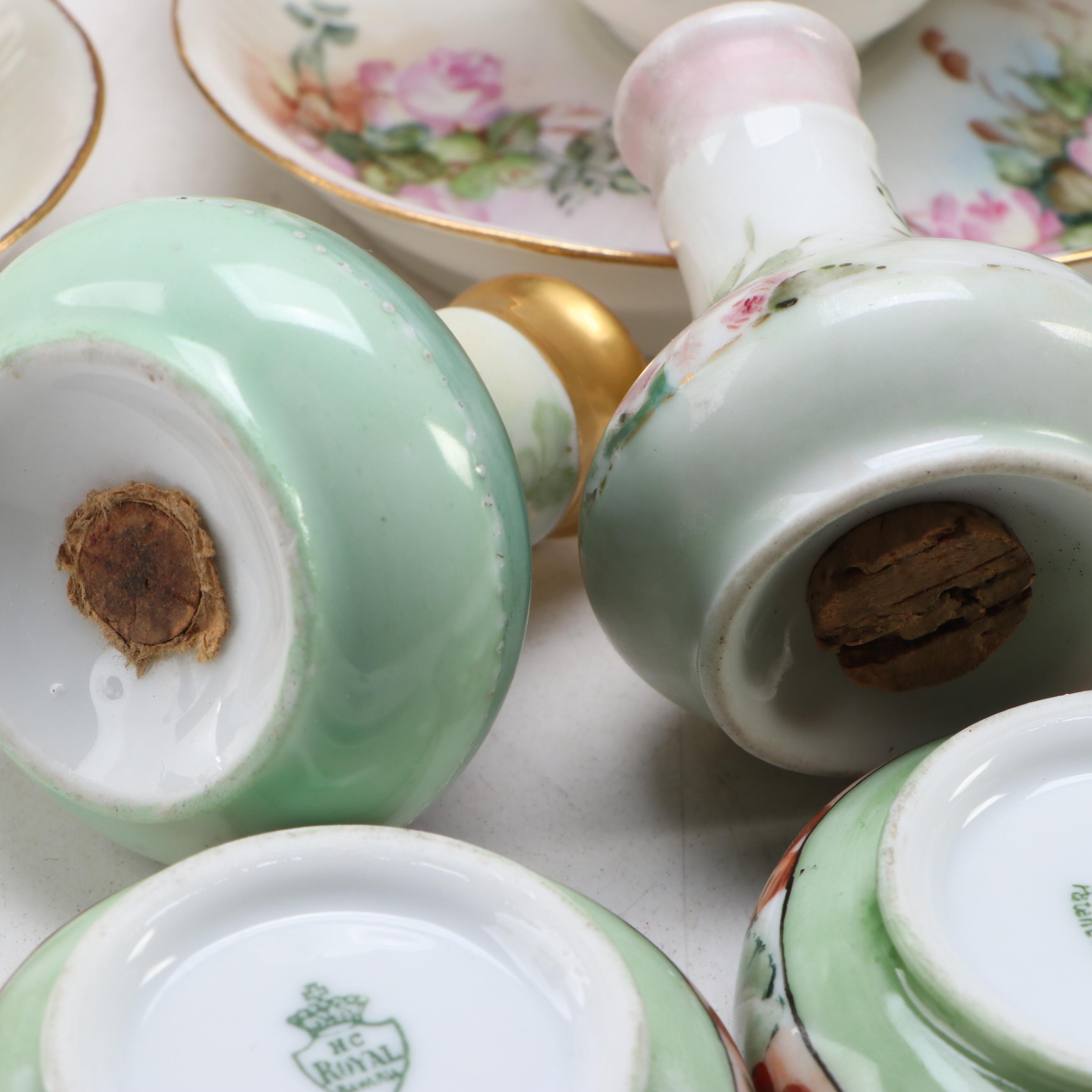 Jean Pouyat French with German and Other Hand-Painted Tableware