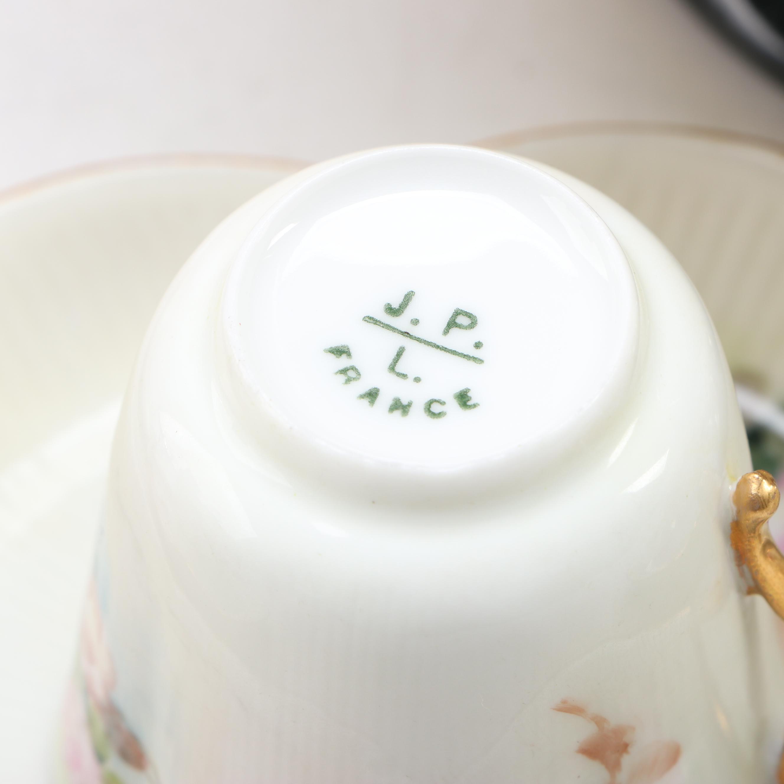 Jean Pouyat French with German and Other Hand-Painted Tableware