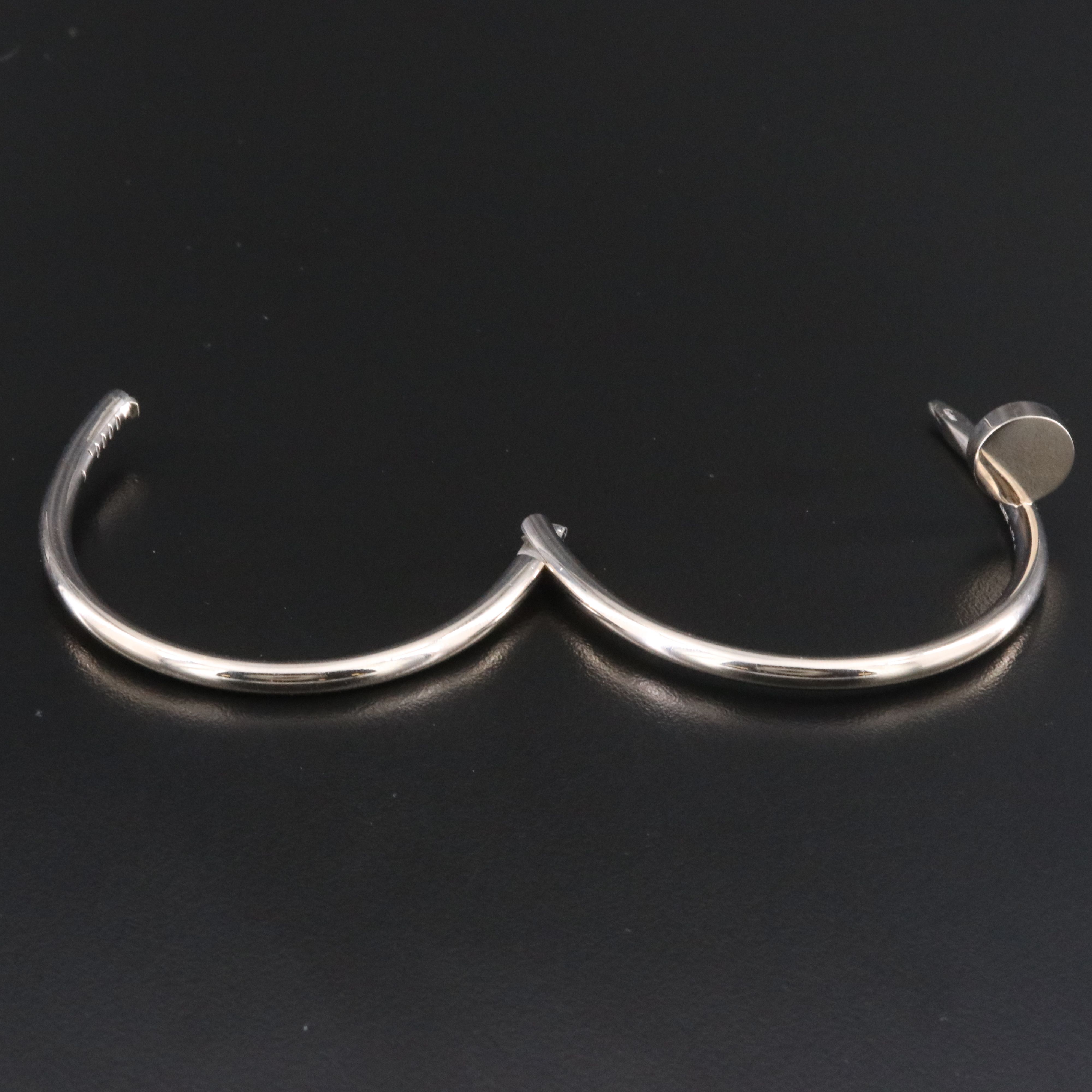 Cartier Juste Un Clou 18K Hinged Bracelet