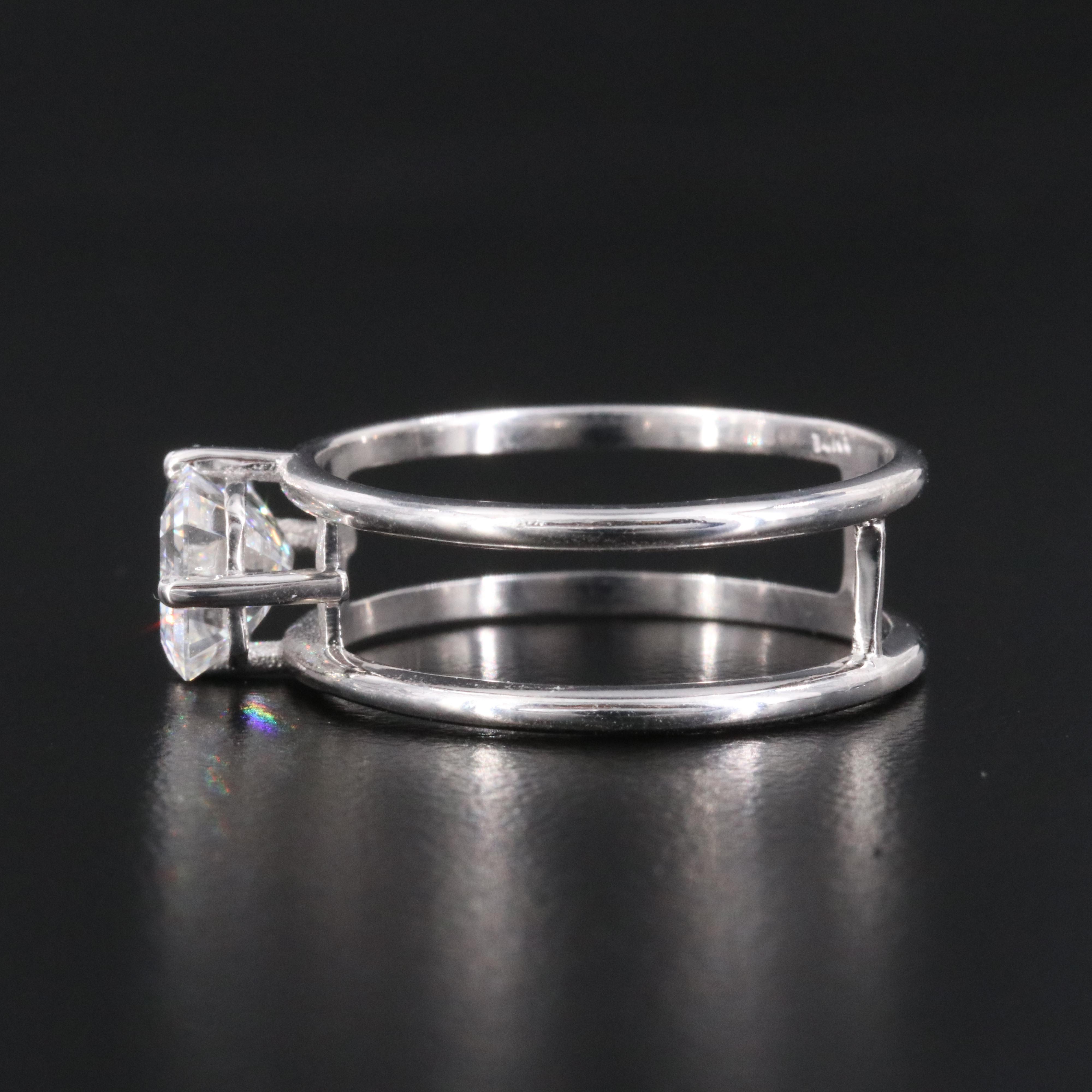 14K 2.01 CT Lab Grown Diamond Solitaire Ring with IGI Report