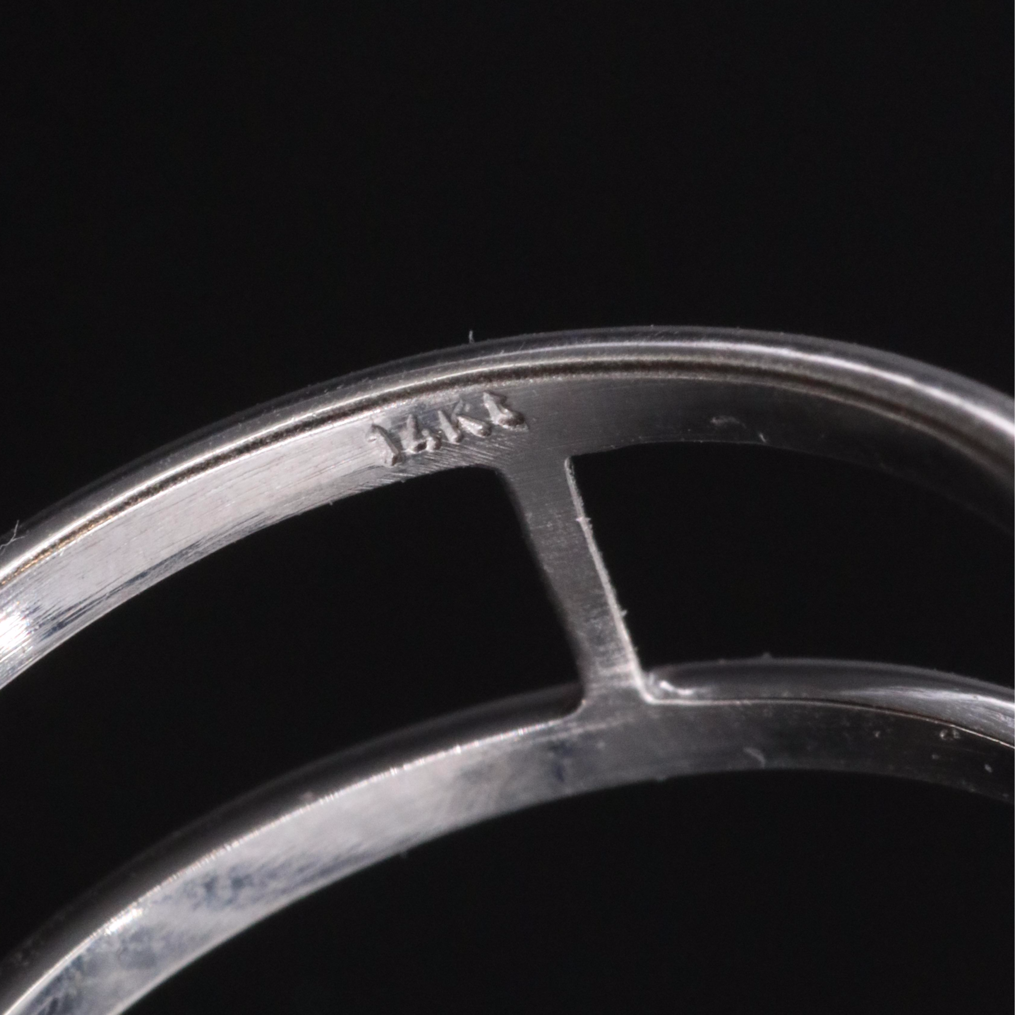 14K 2.01 CT Lab Grown Diamond Solitaire Ring with IGI Report