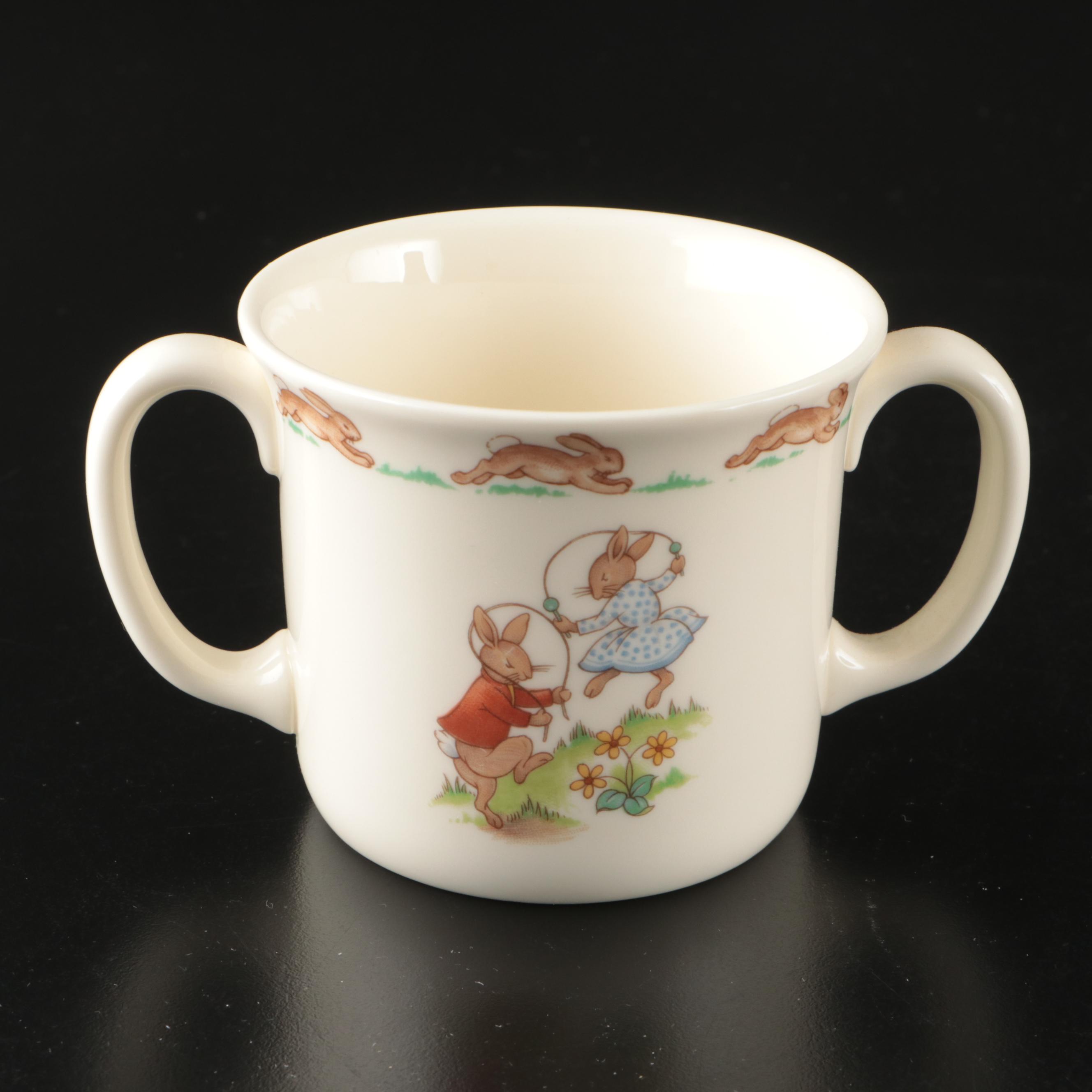 Royal Doulton "Bunnykins" Bone China Tableware with Pictorial Accent Lamp