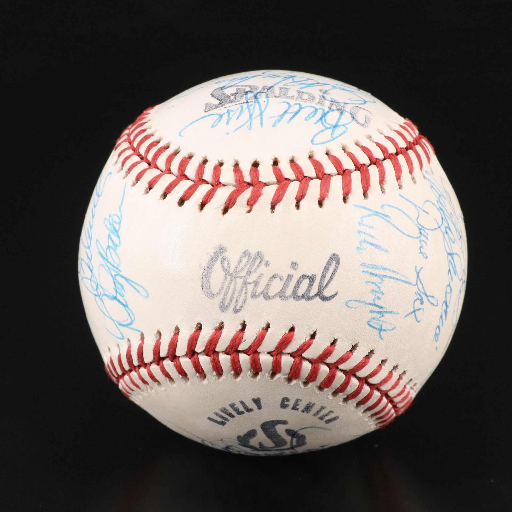 1983 Los Angeles Dodgers Team Signed Baseball Featuring Orel Hershiser and More