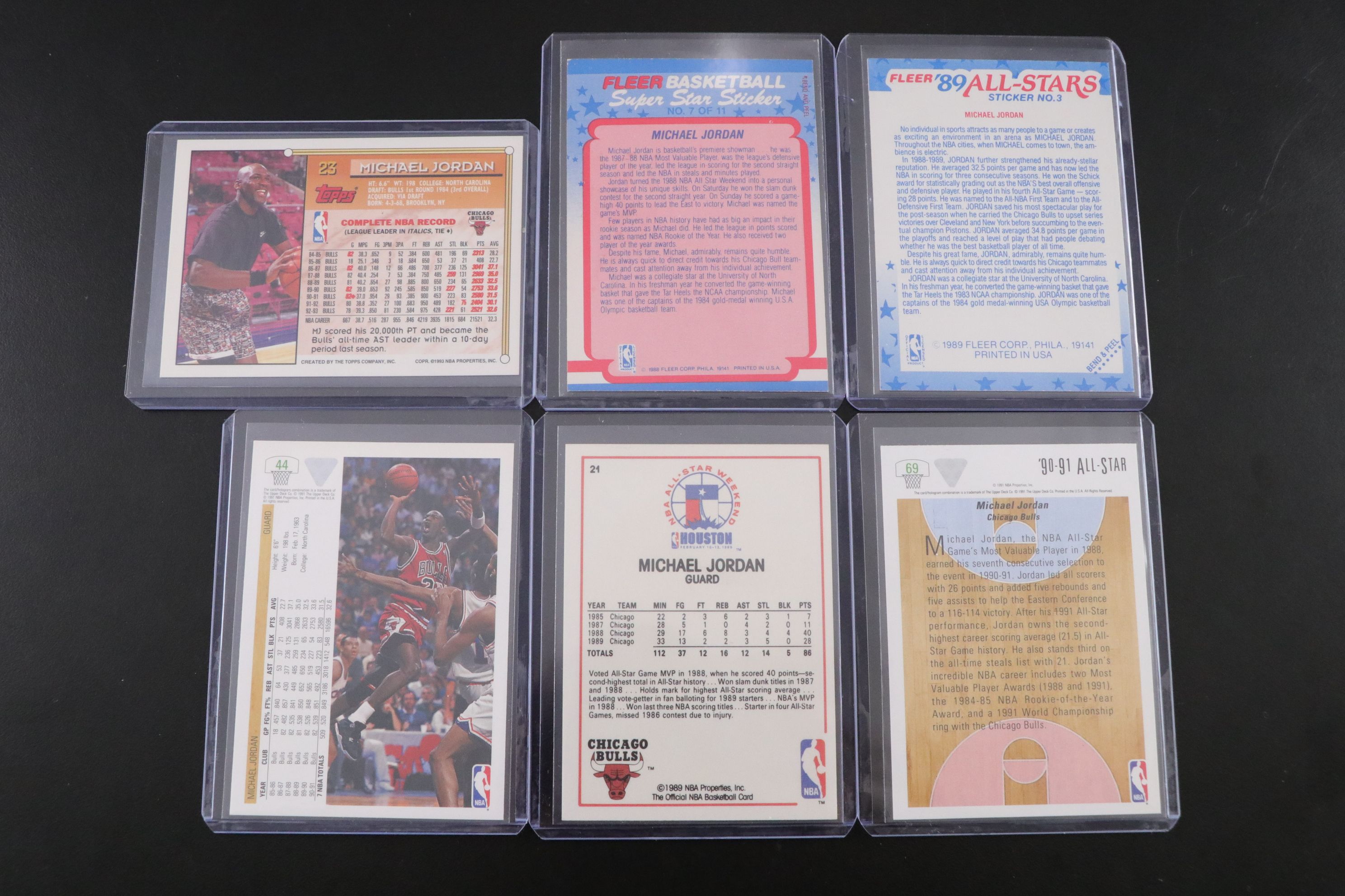 Michael Jordan NBA Trading Card Collection, 1988–1999
