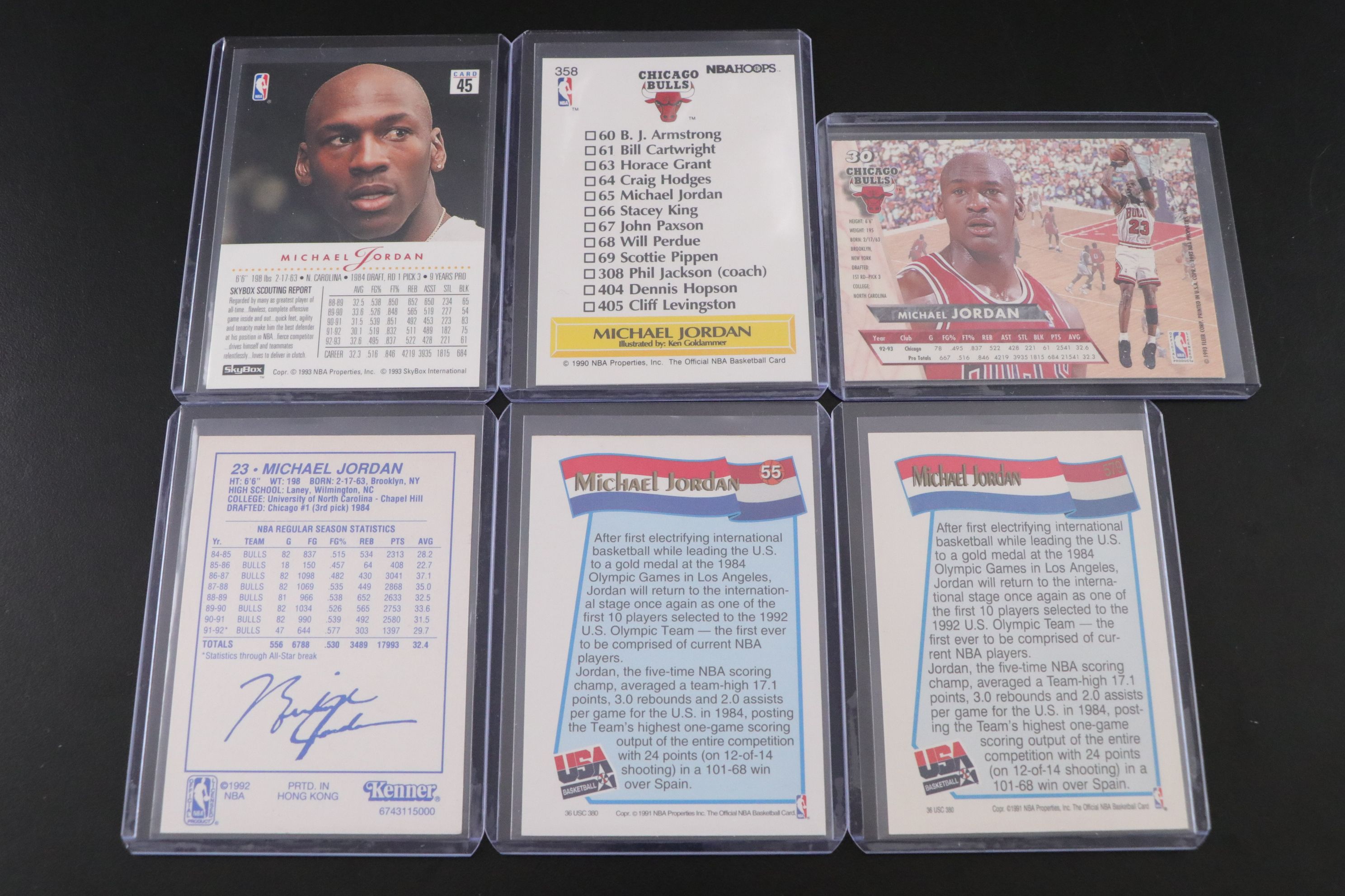 Michael Jordan NBA Trading Card Collection, 1988–1999