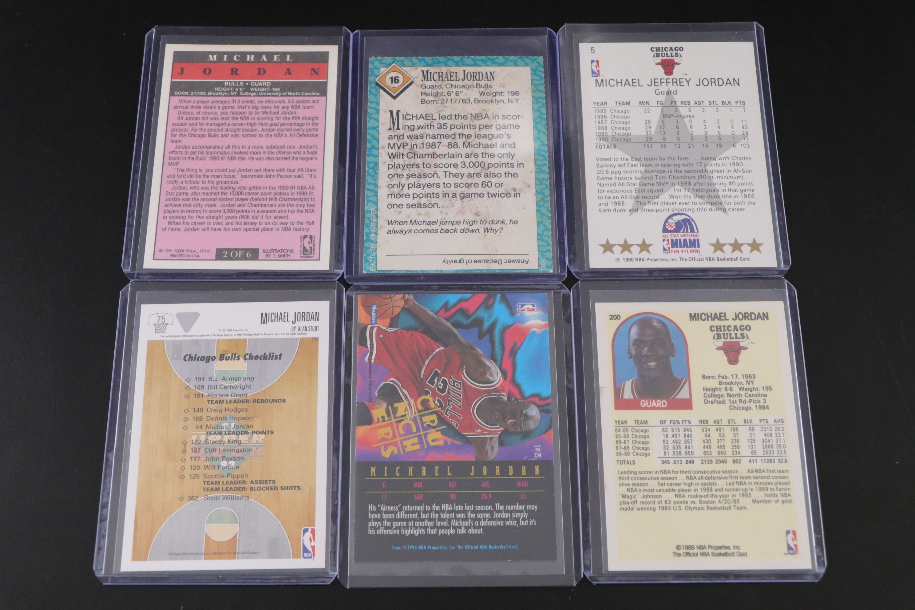 Michael Jordan NBA Trading Card Collection, 1988–1999
