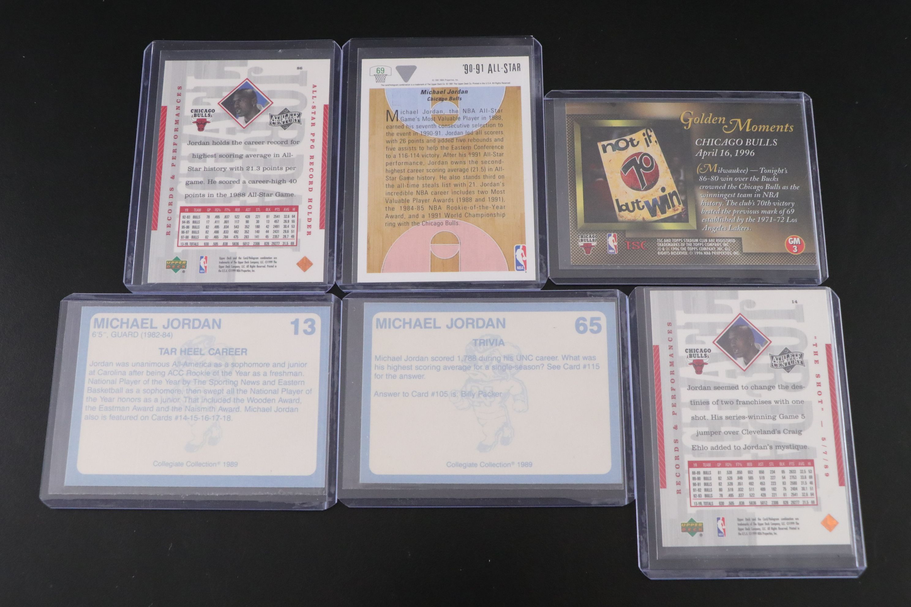 Michael Jordan NBA Trading Card Collection, 1988–1999
