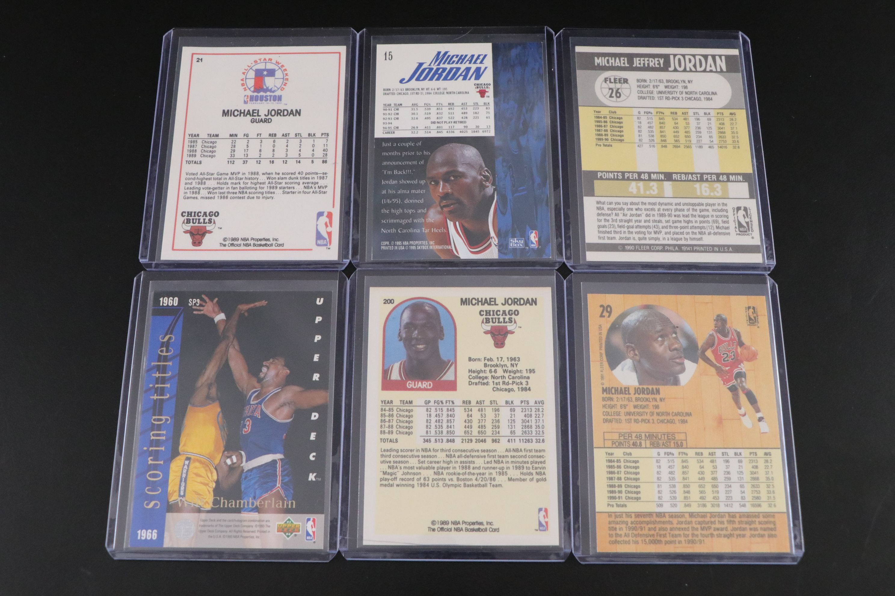 Michael Jordan NBA Trading Card Collection, 1988–1999