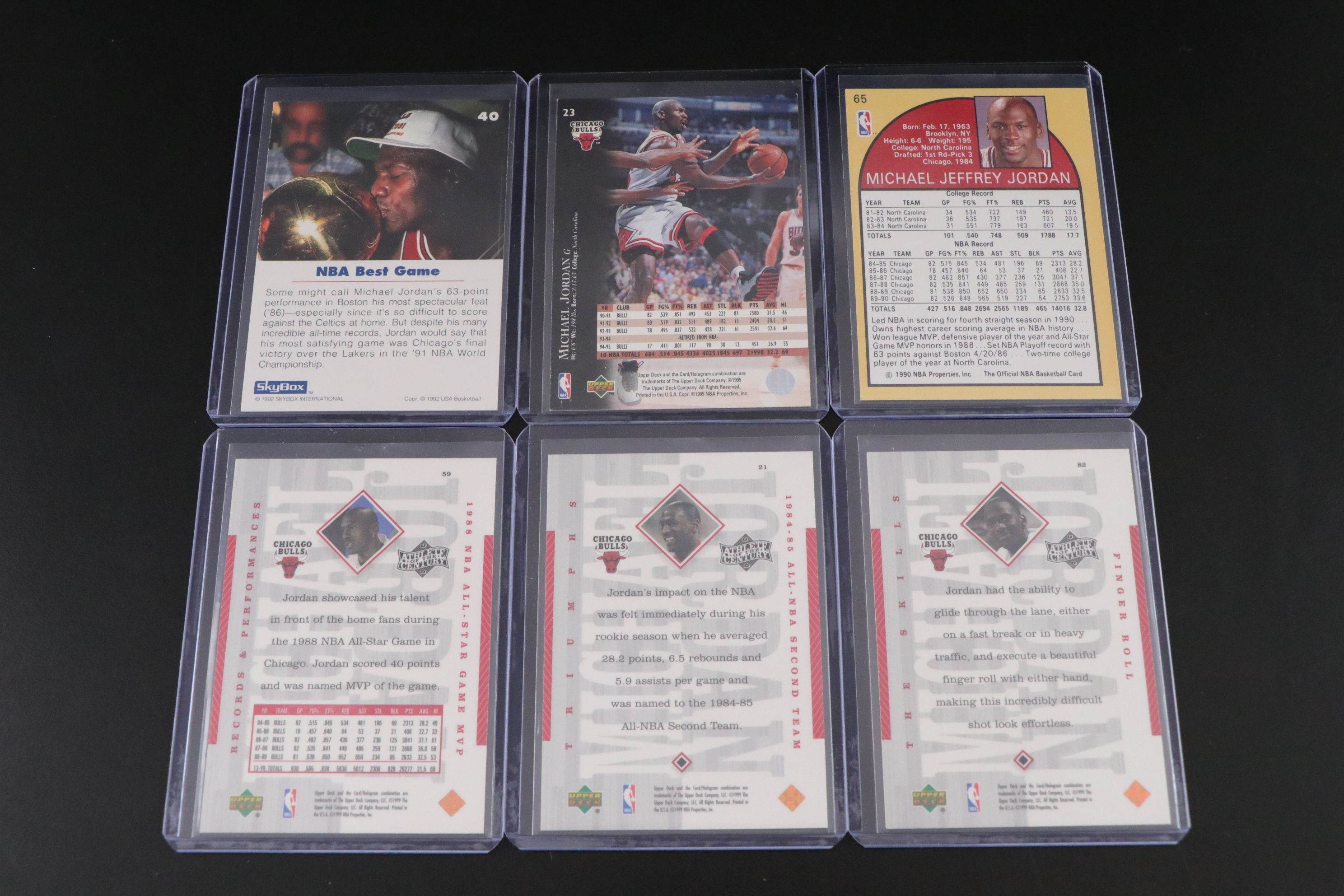 Michael Jordan NBA Trading Card Collection, 1988–1999