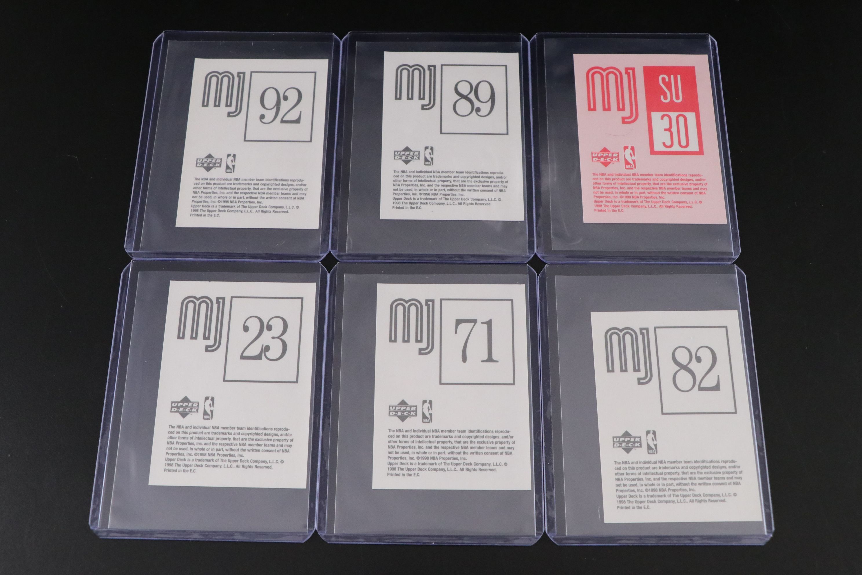 Michael Jordan NBA Trading Card Collection, 1988–1999