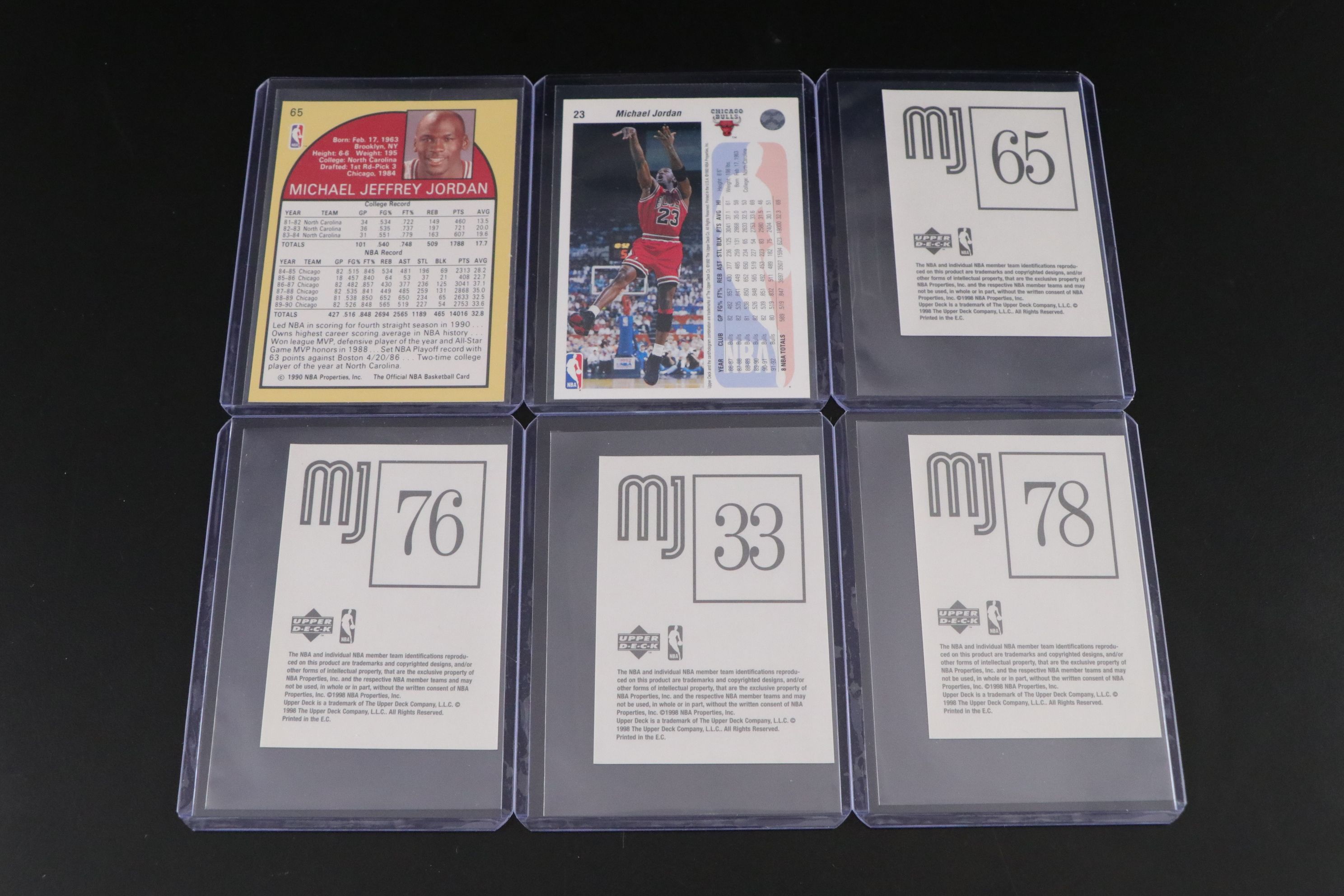 Michael Jordan NBA Trading Card Collection, 1988–1999