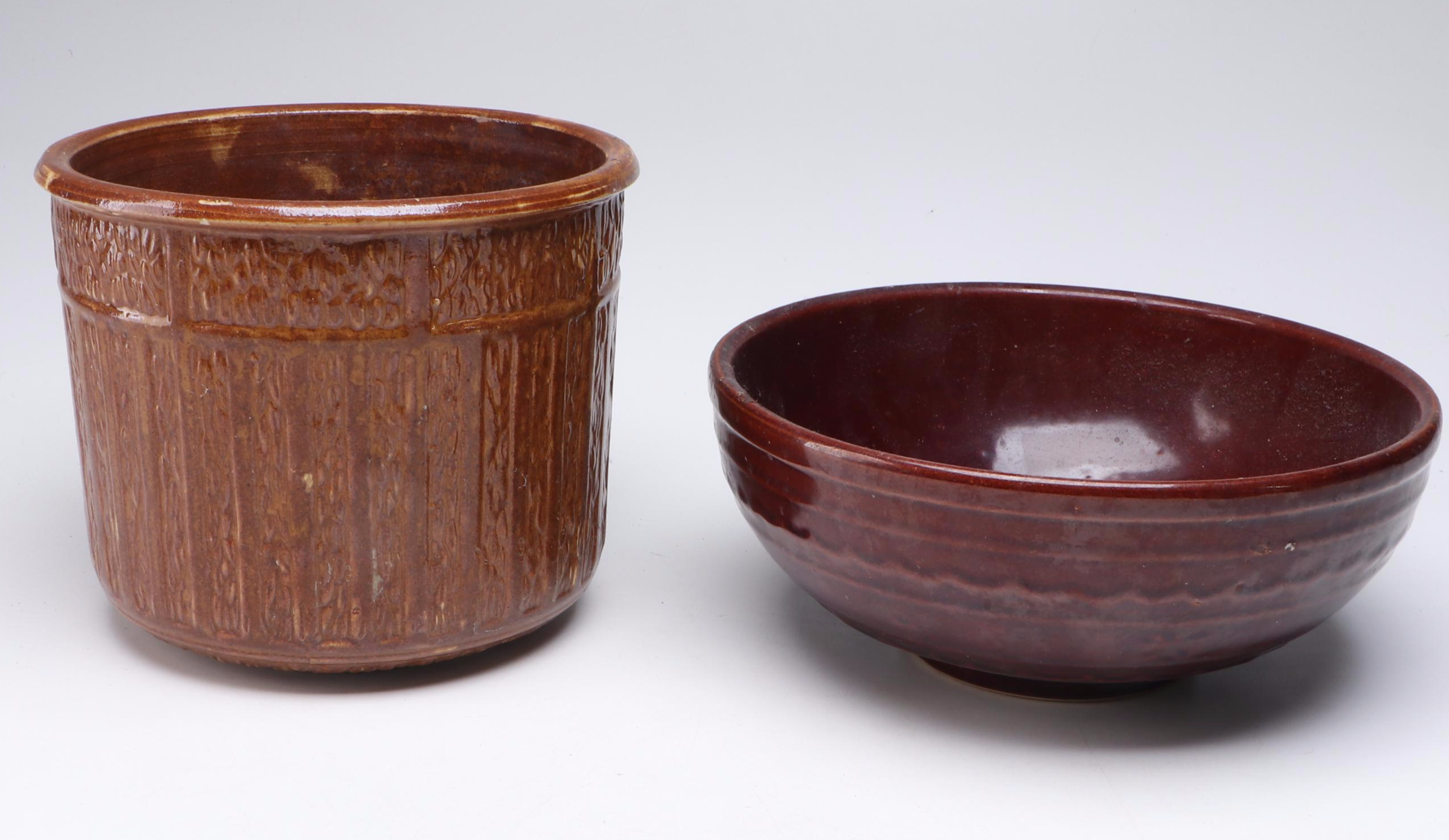 McCoy and Other Earth Tone Glaze Art Pottery Planters