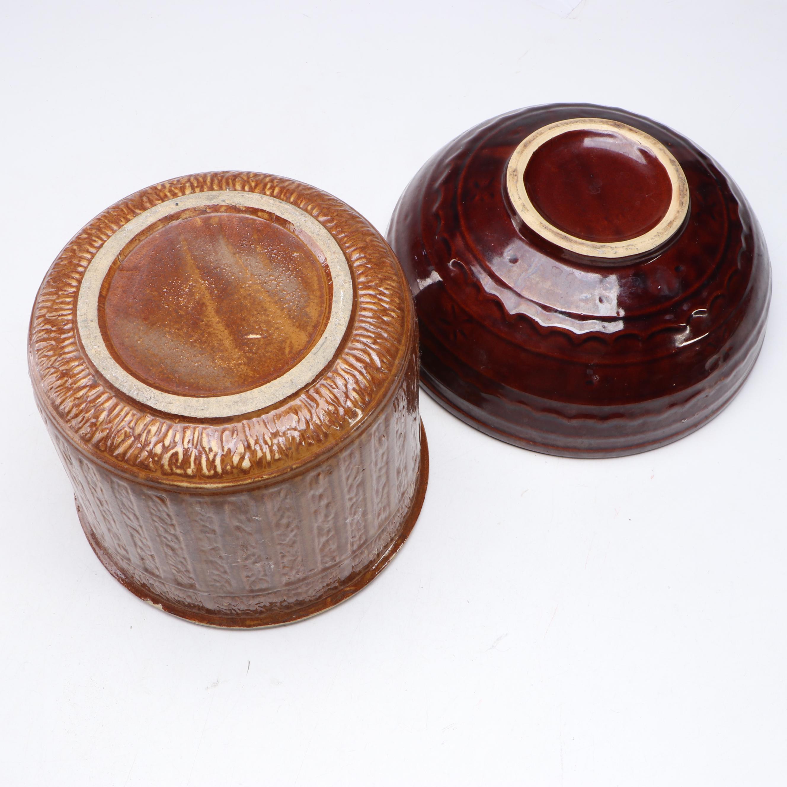 McCoy and Other Earth Tone Glaze Art Pottery Planters